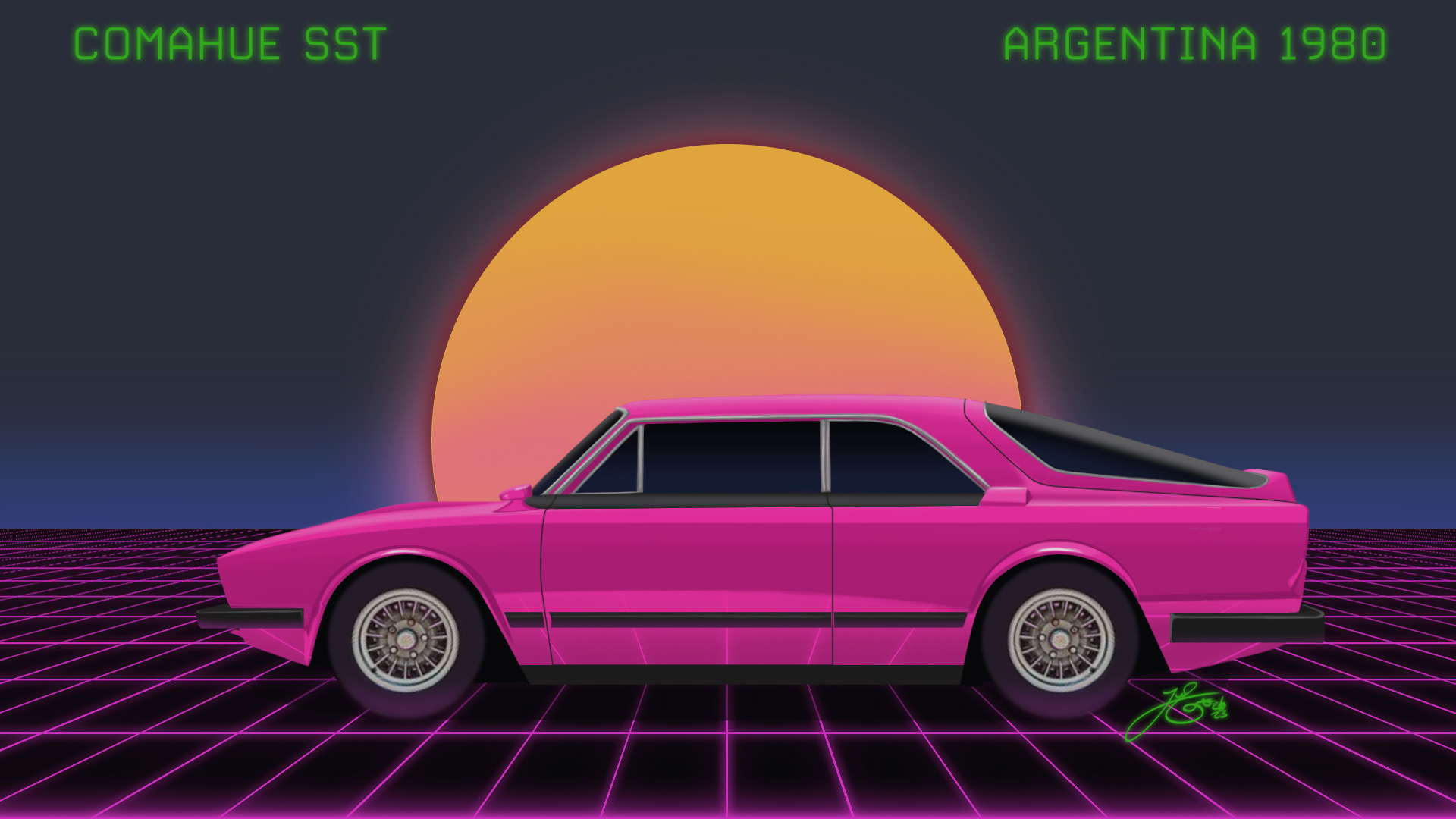 COMAHUE SST SUNSET | Adobe Photoshop | 2023