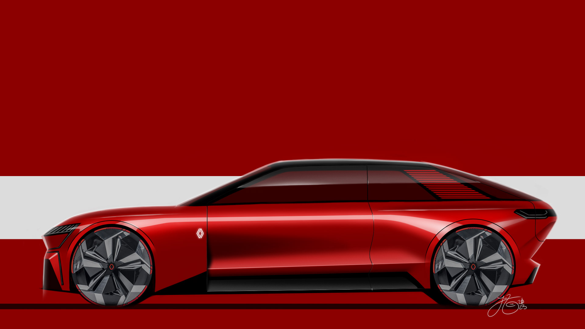 RENAULT FUEGO | Adobe Photoshop | 2023