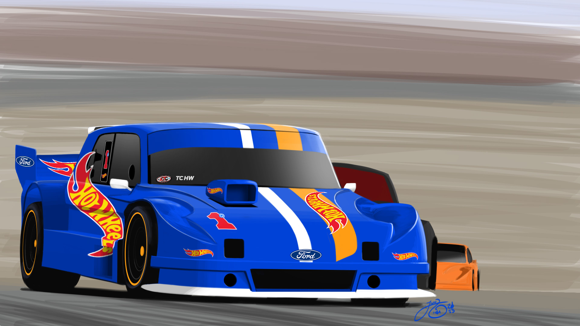 HOT WHEELS RACING | Adobe Photoshop | 2023