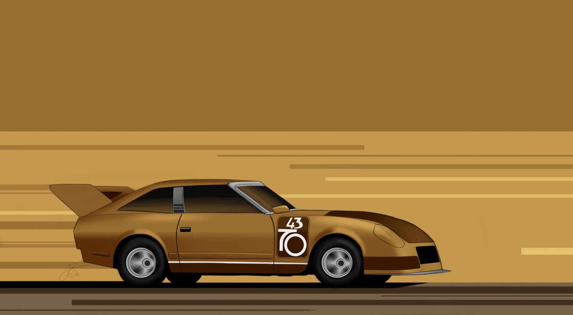 LUIS DI PALMA DATSUN 280ZX | Adobe Photoshop | 2022