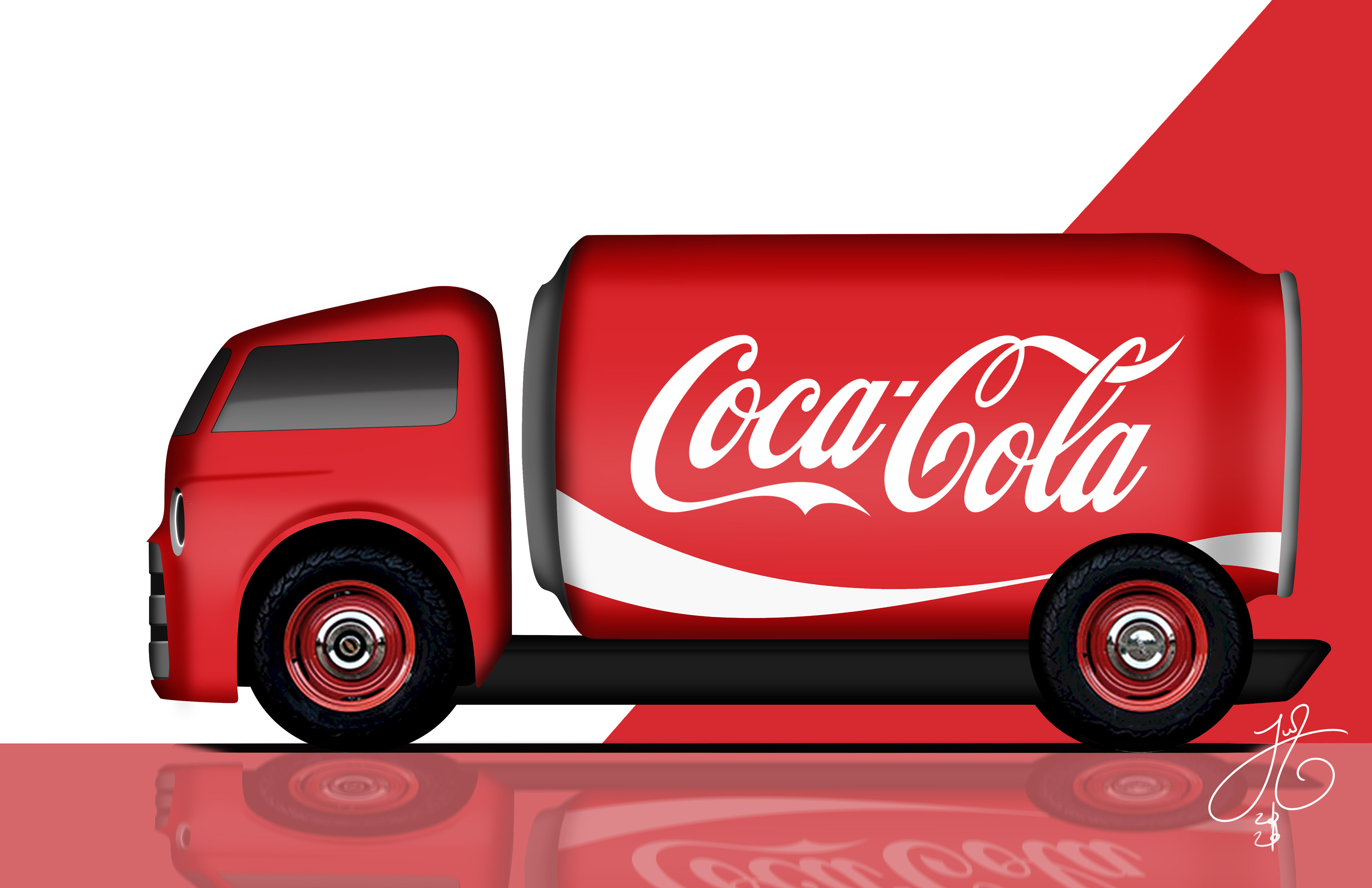 COKE TRUCK | Adobe Photoshop | 2020
