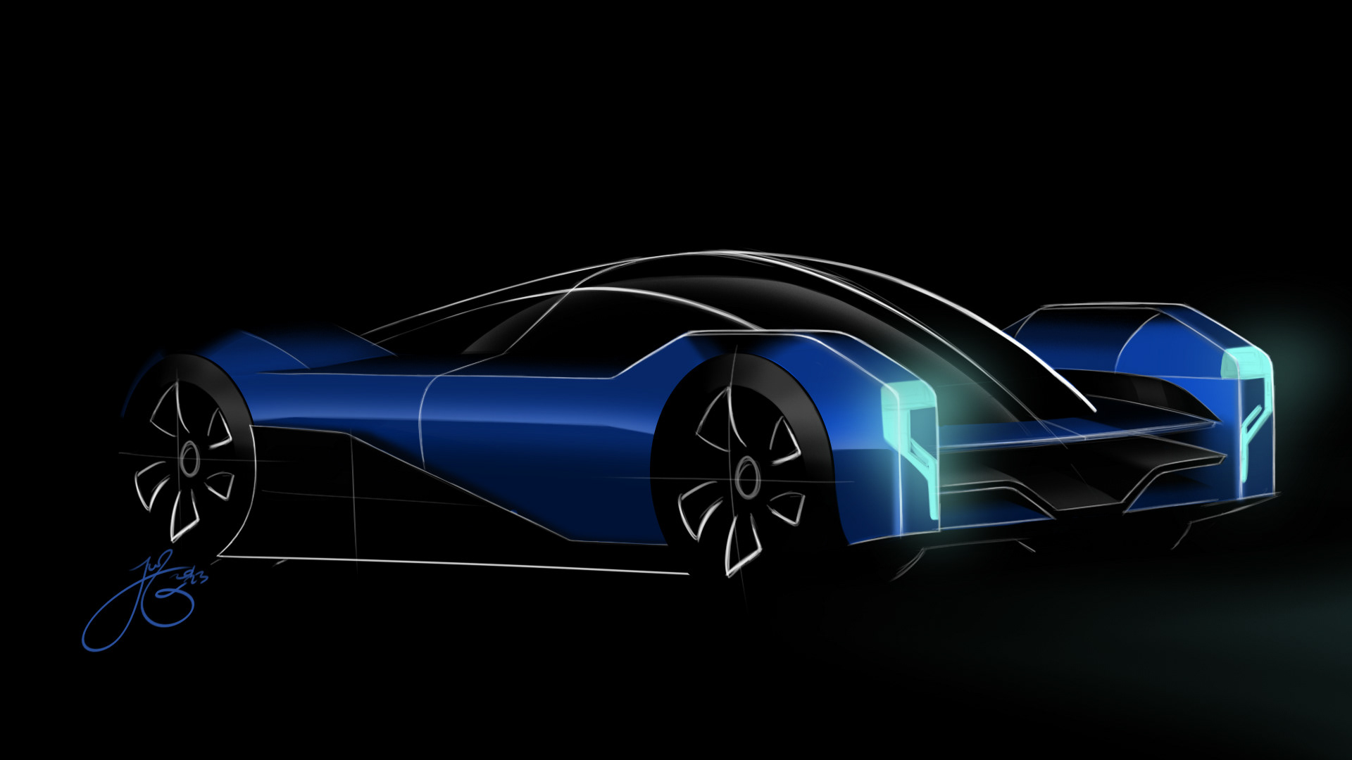 FUTURISTIC COUPE | Adobe Photoshop | 2023