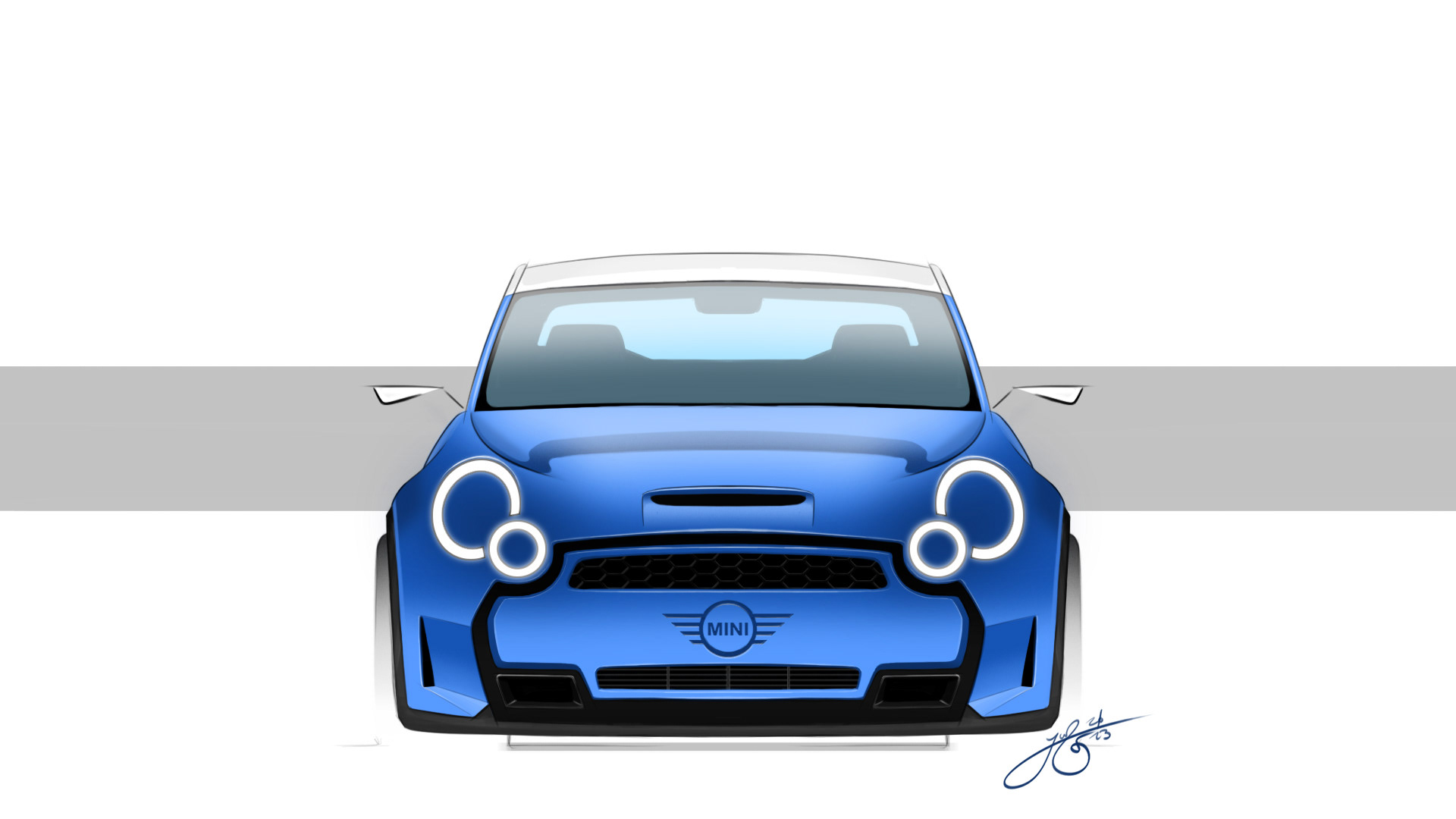 MINI COOPER | Adobe Photoshop | 2023