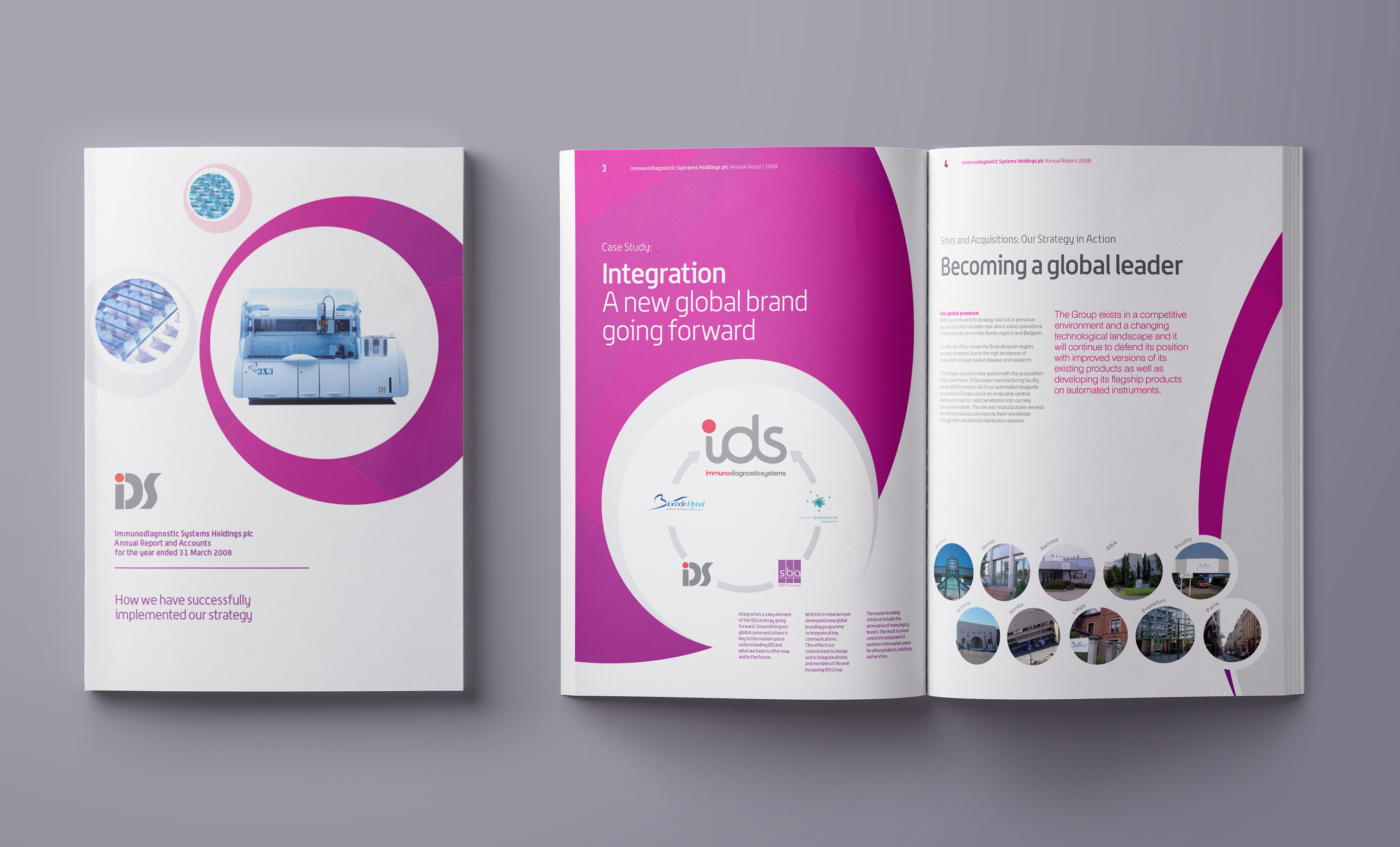 Creative Artwork for IDS Annual Report at Emperor Agency, Edinburgh