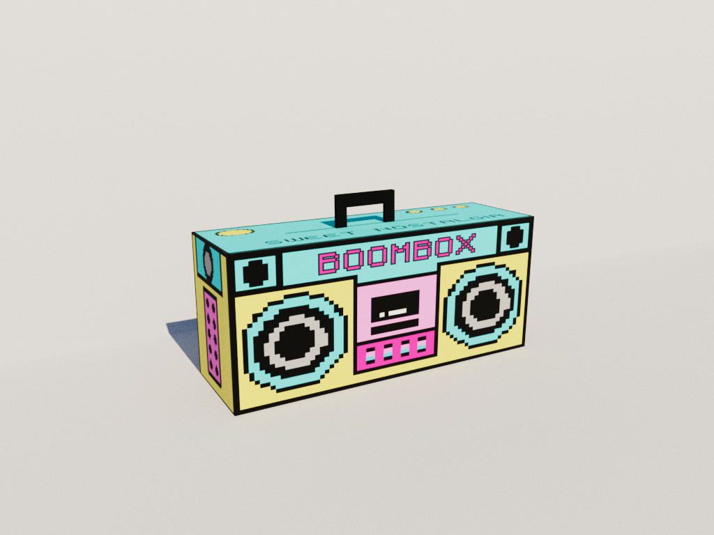 JBL packaging as boombox