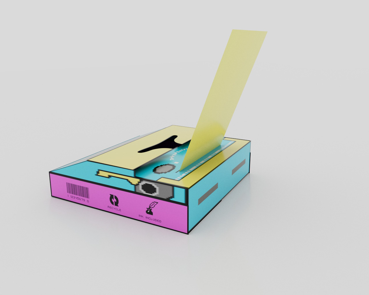 Keyboard packaging as typewriter