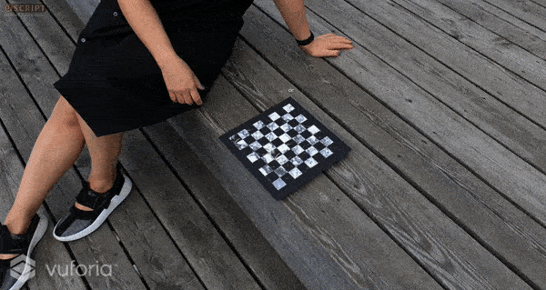 Gaze and distance based engagement of the AR content