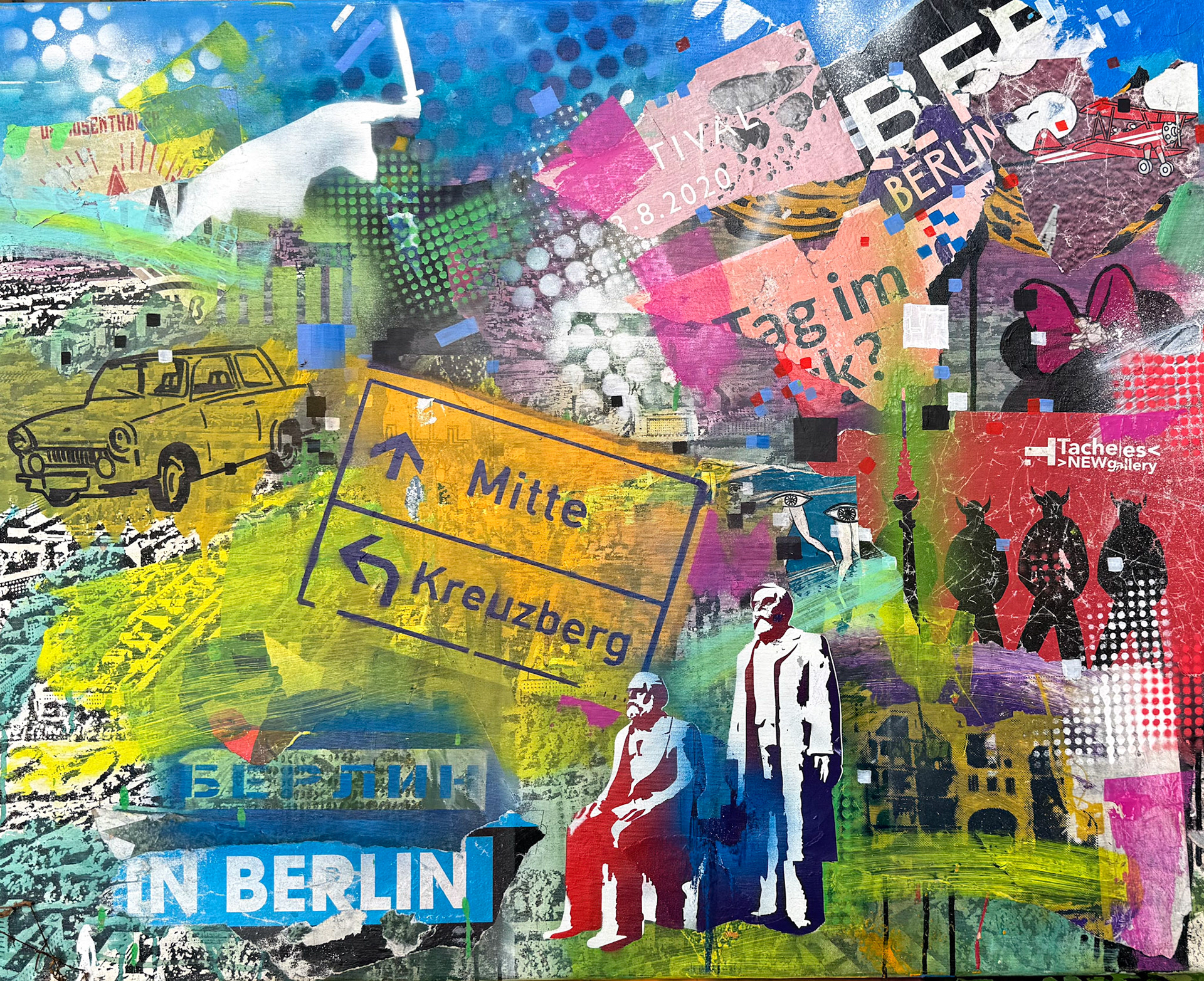MIschtechnick, 80 x 100 cm