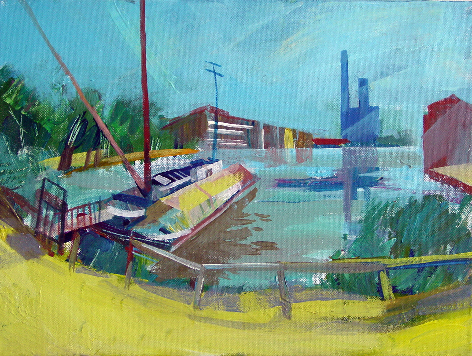 30 x 40 cm, 2004, Acryl auf Leinwand