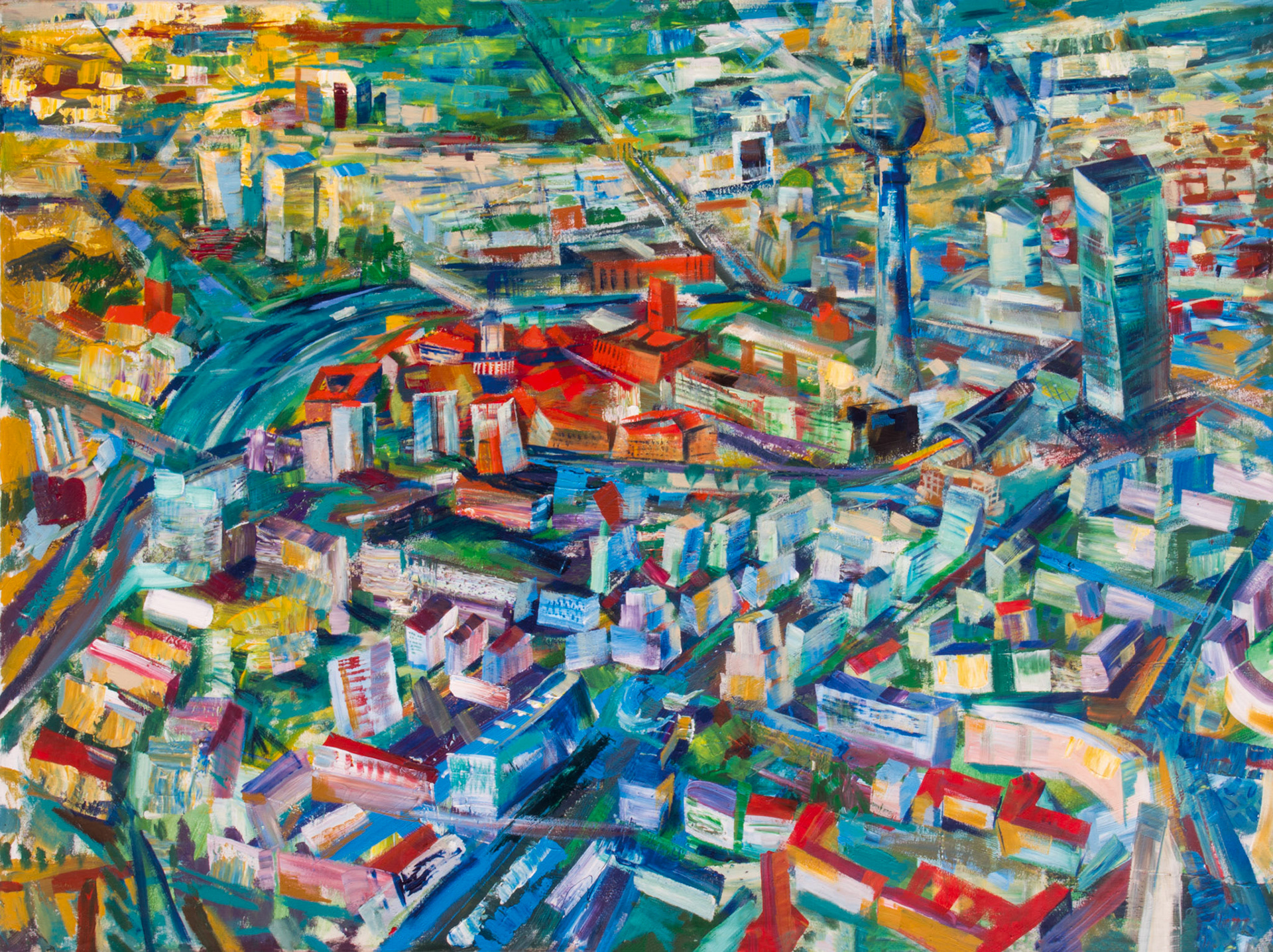 160 x 200 cm, Acryl auf Leinwand, 2007