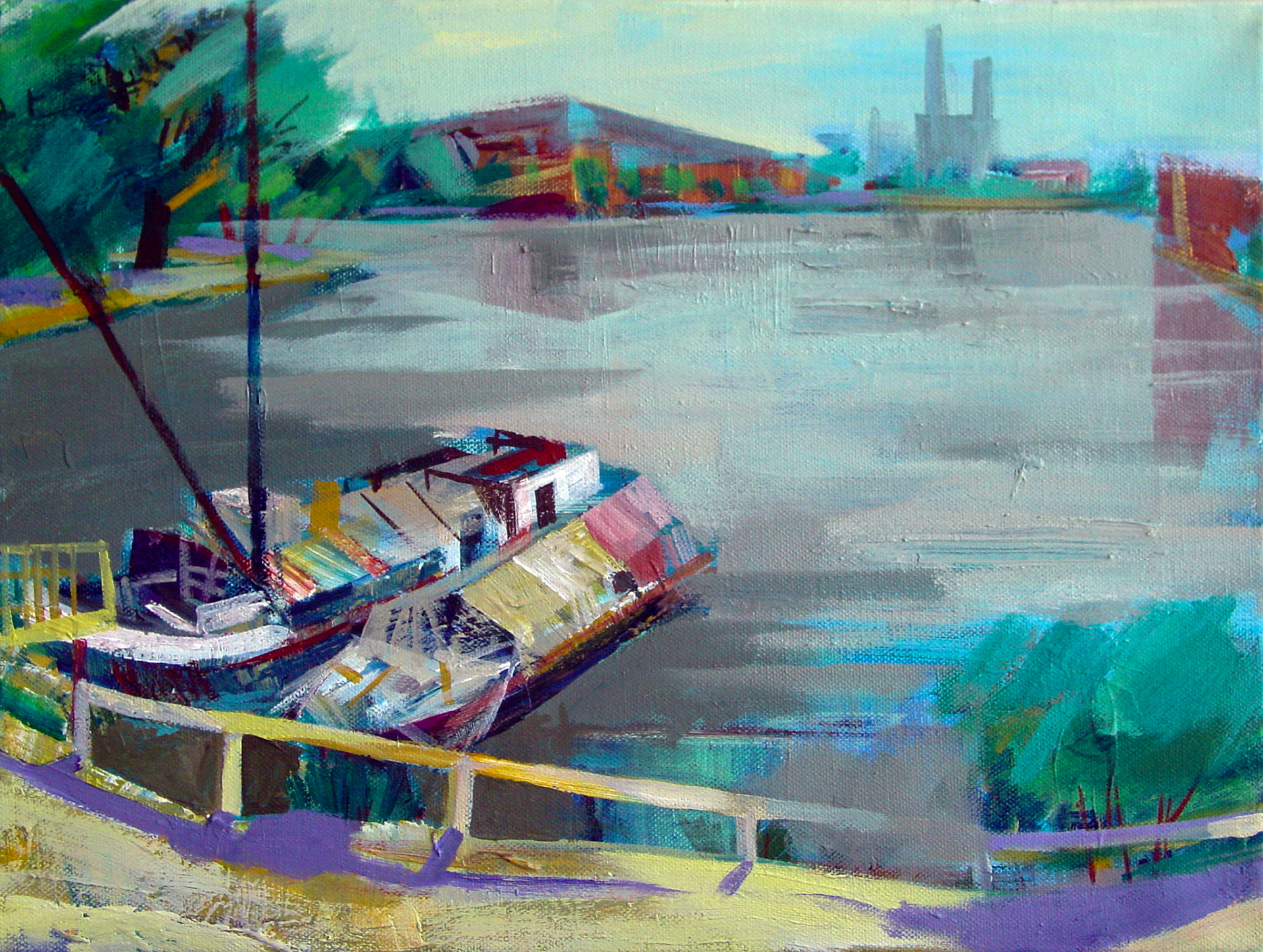 30 x 40 cm, 2004, Acryl auf Leinwand