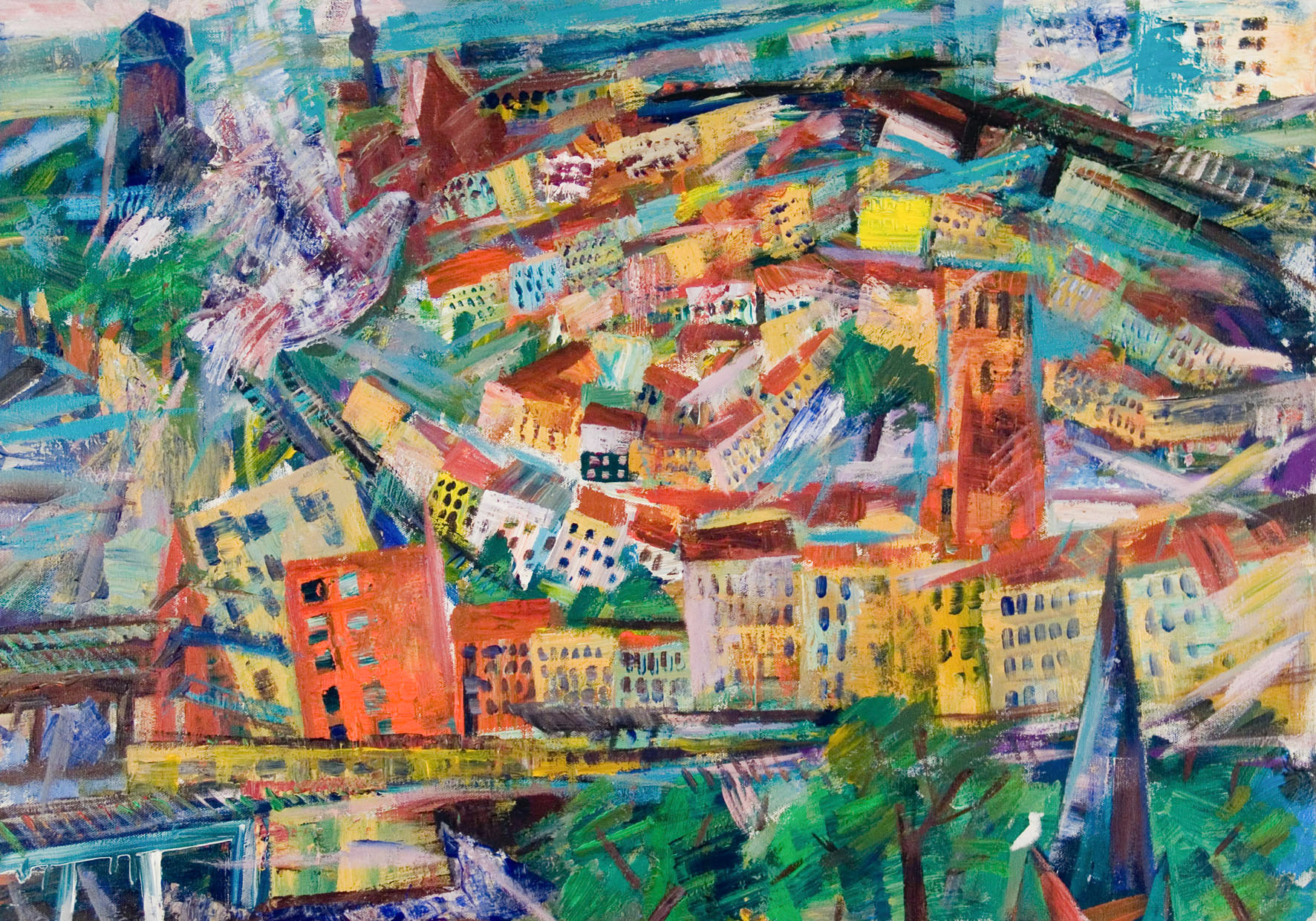 2007, Acryl auf Leinwand, 80 x 100 cm