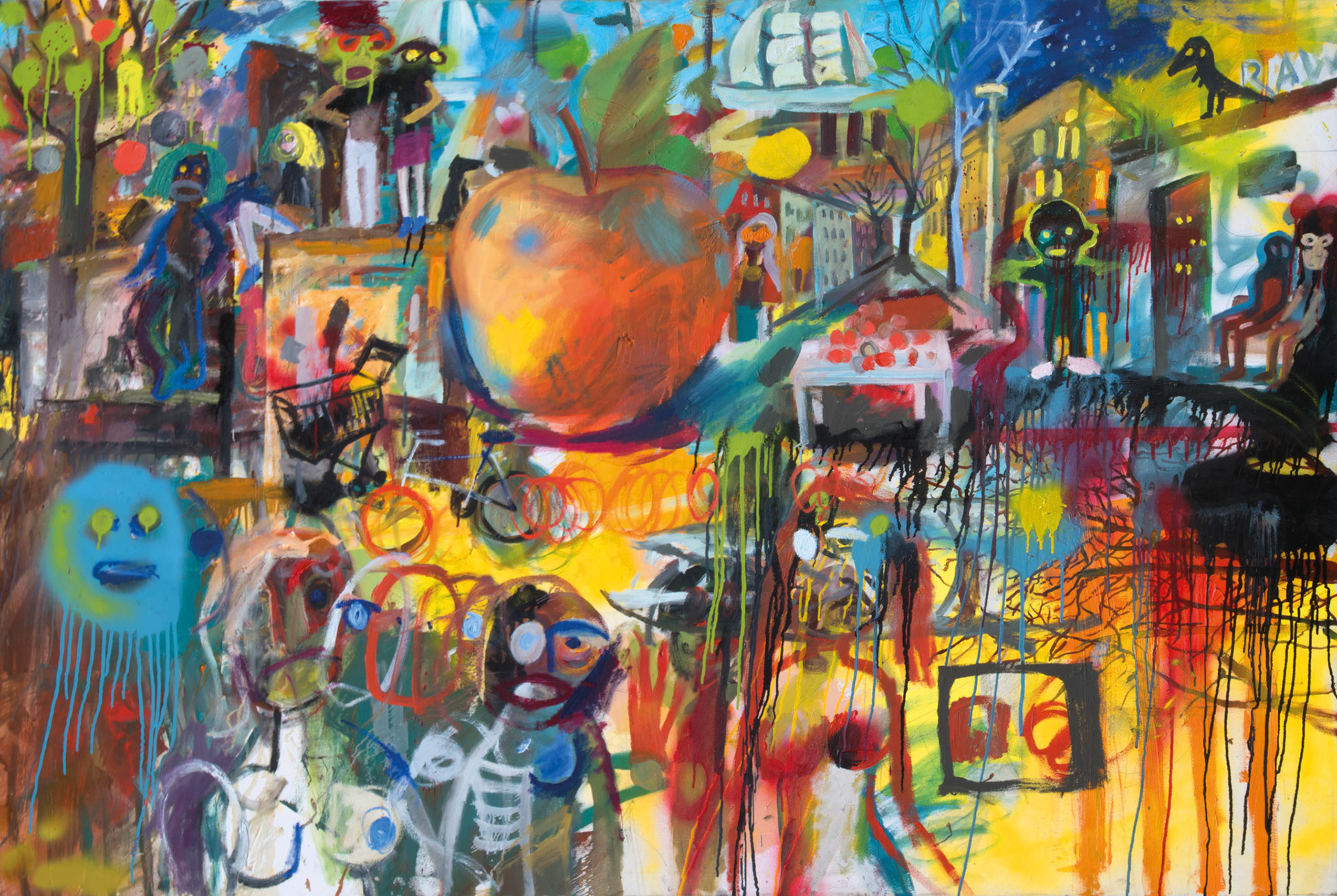 2015, Öl auf Leinwand, 160 x 230 cm