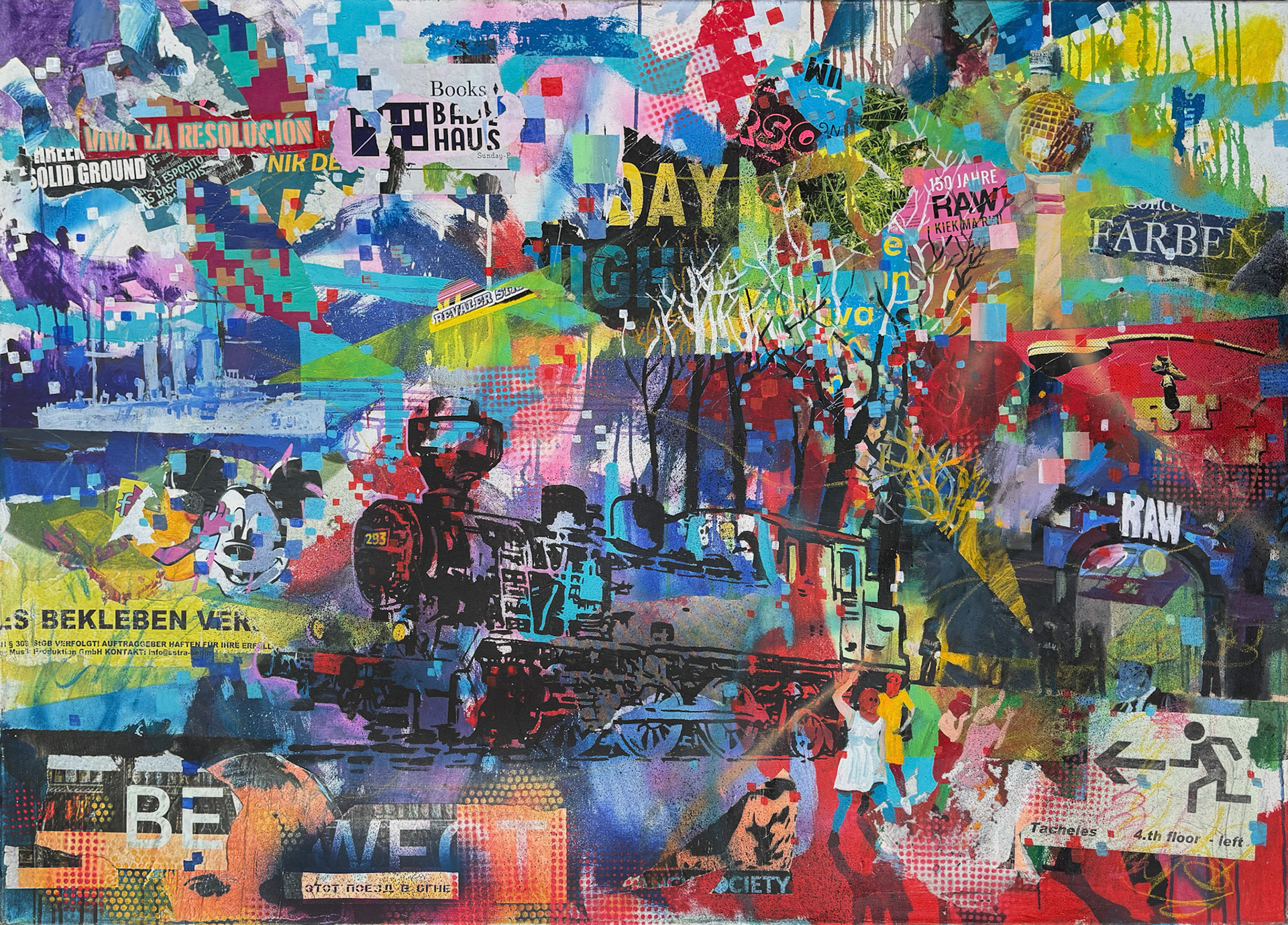 2015--2017, Acryl und Mischtechnik auf Leinwand, 100 x150 cm