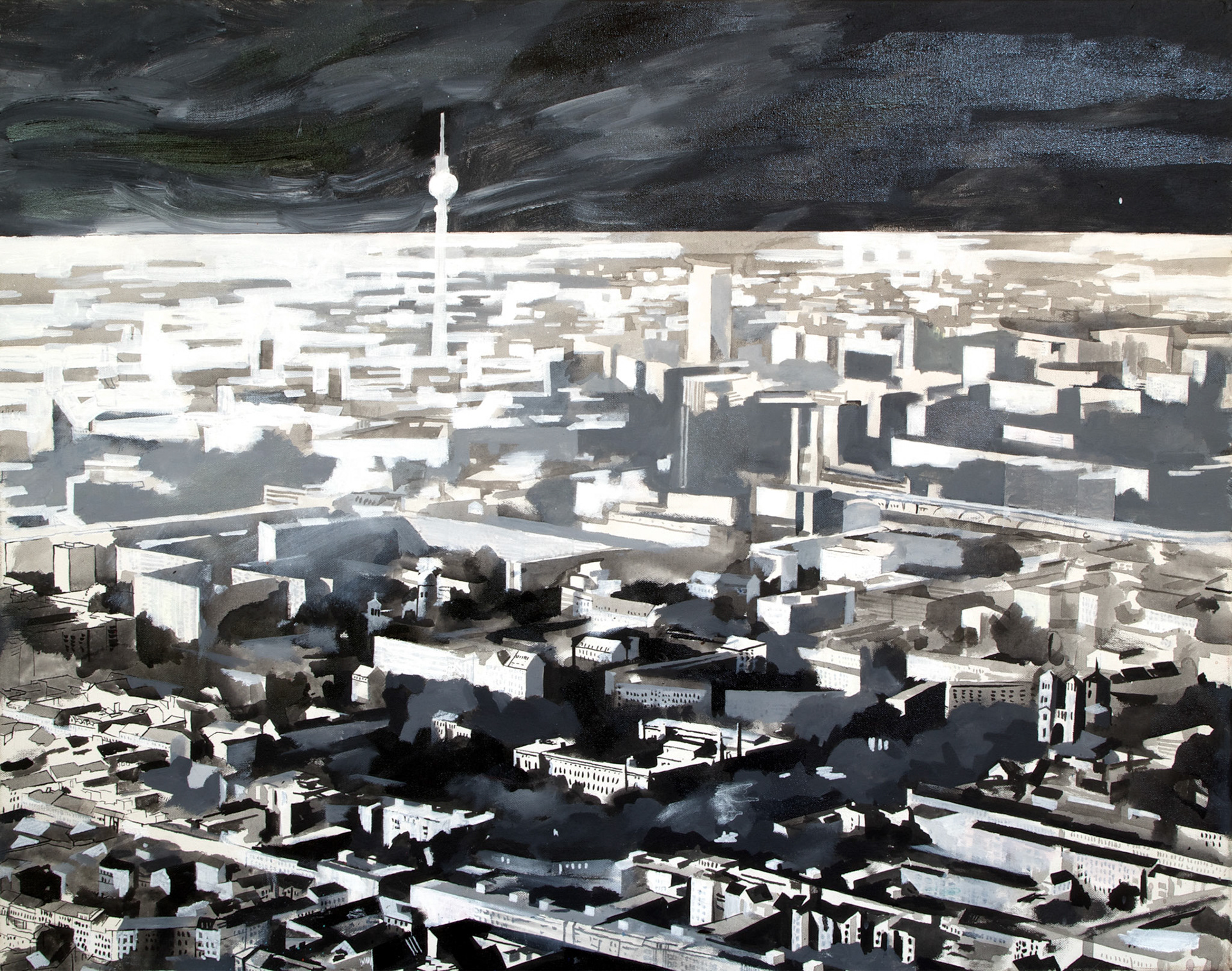 80 x 100 cm, Acryl auf Leinwand, 2009