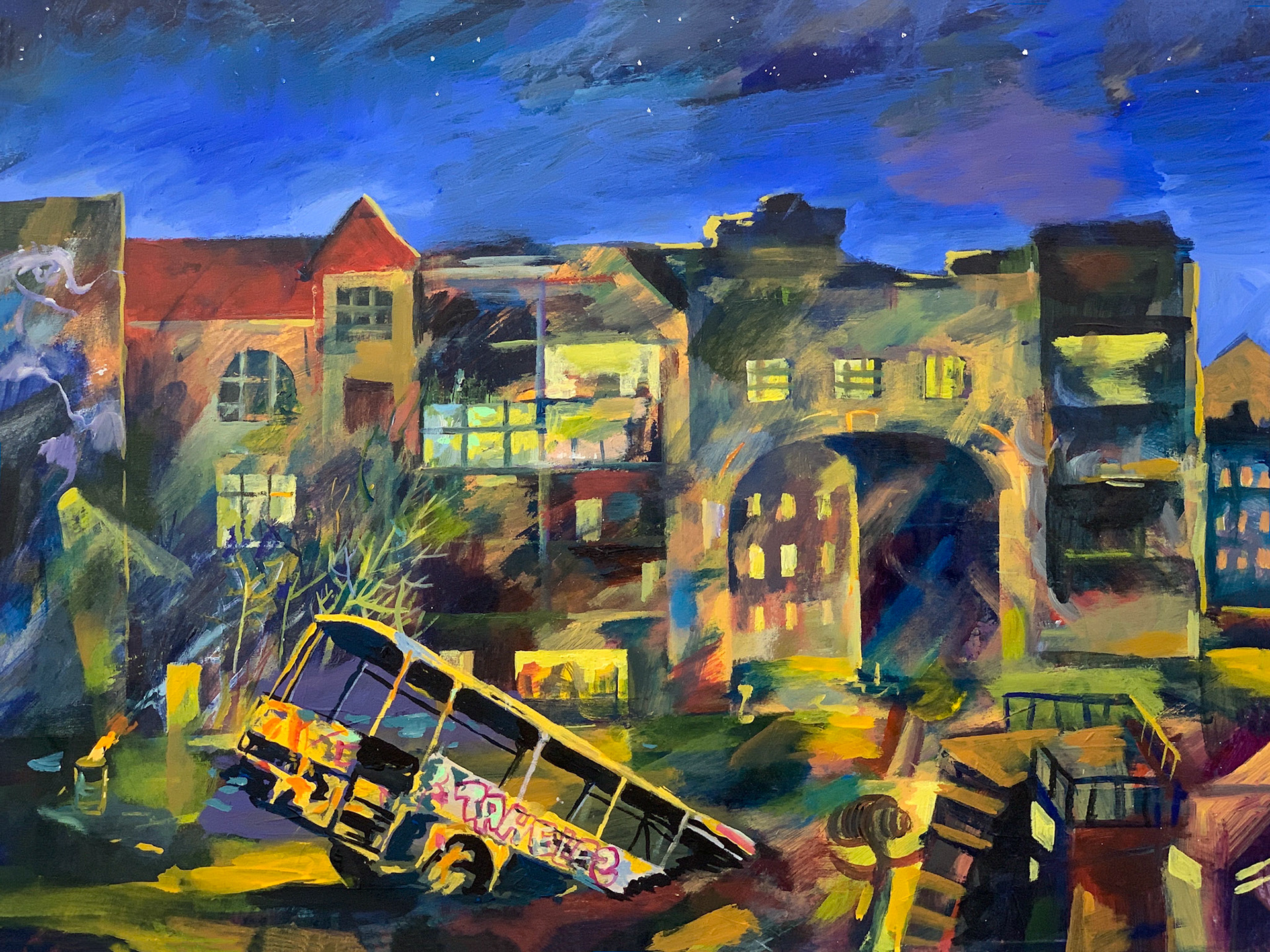 Acryl auf Leinwand, 60 x 100 cm