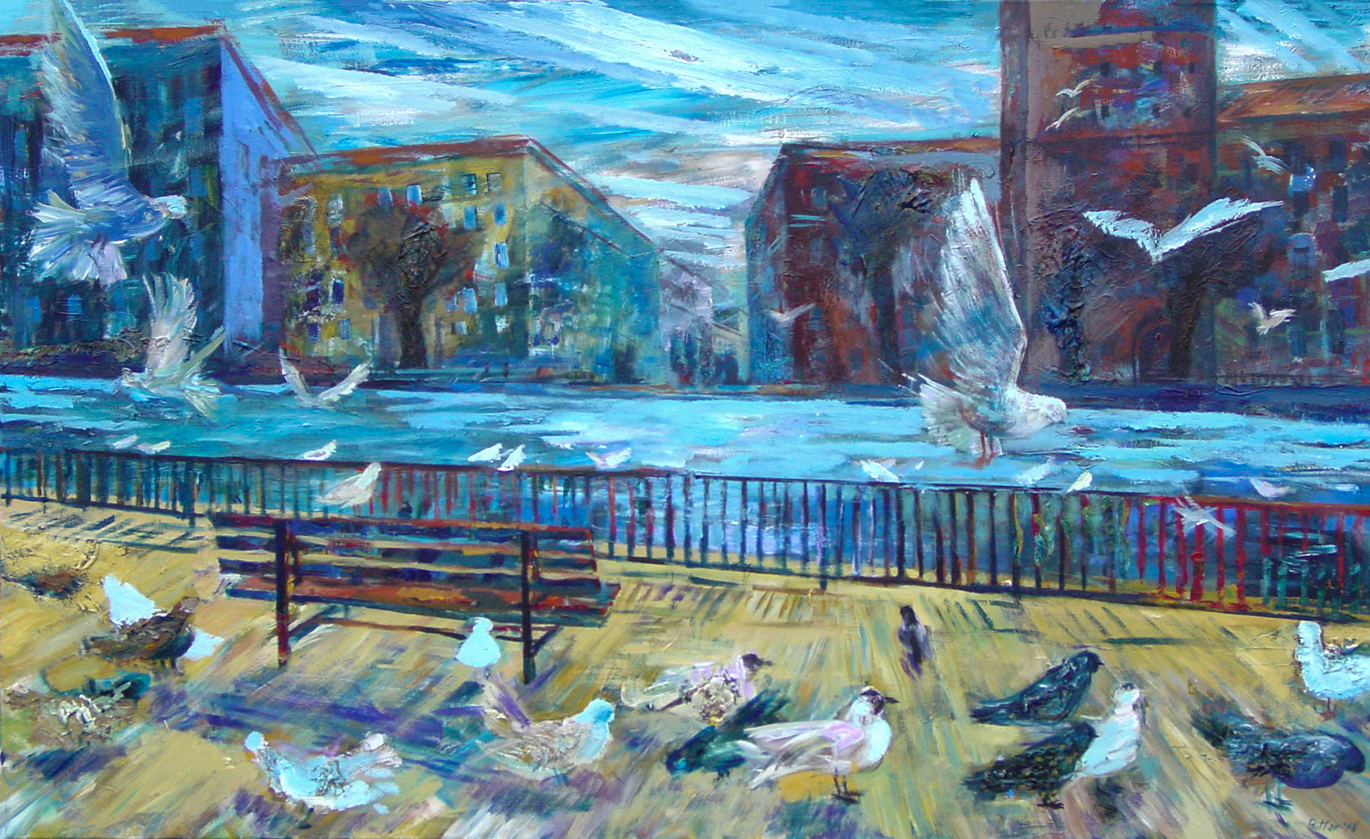 120x190 cm, Acryl auf Leinwand, 2006