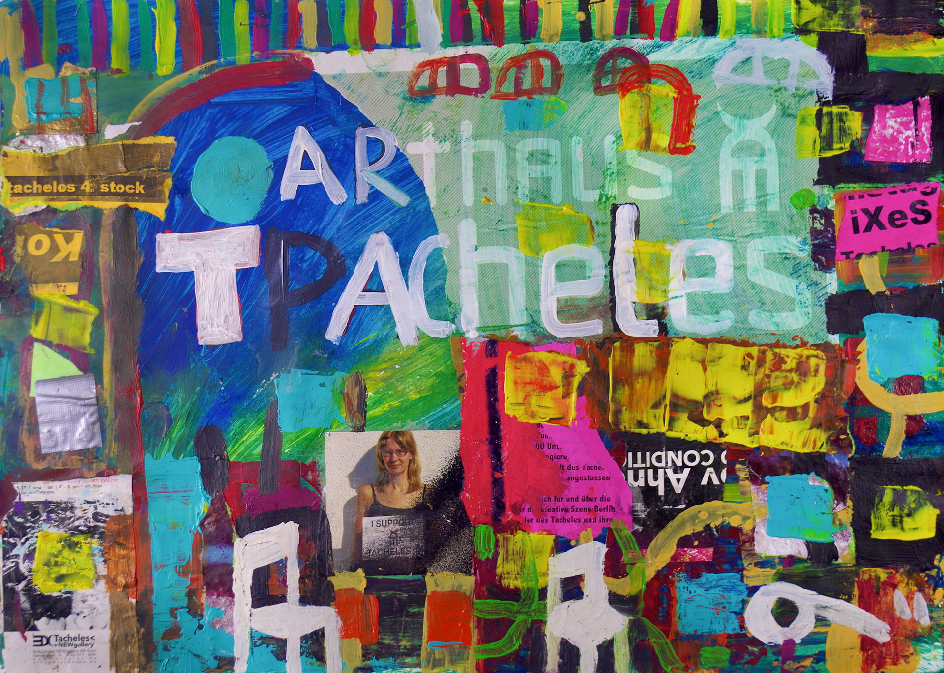 50 x 70 cm, Acryl und Collage auf Papier