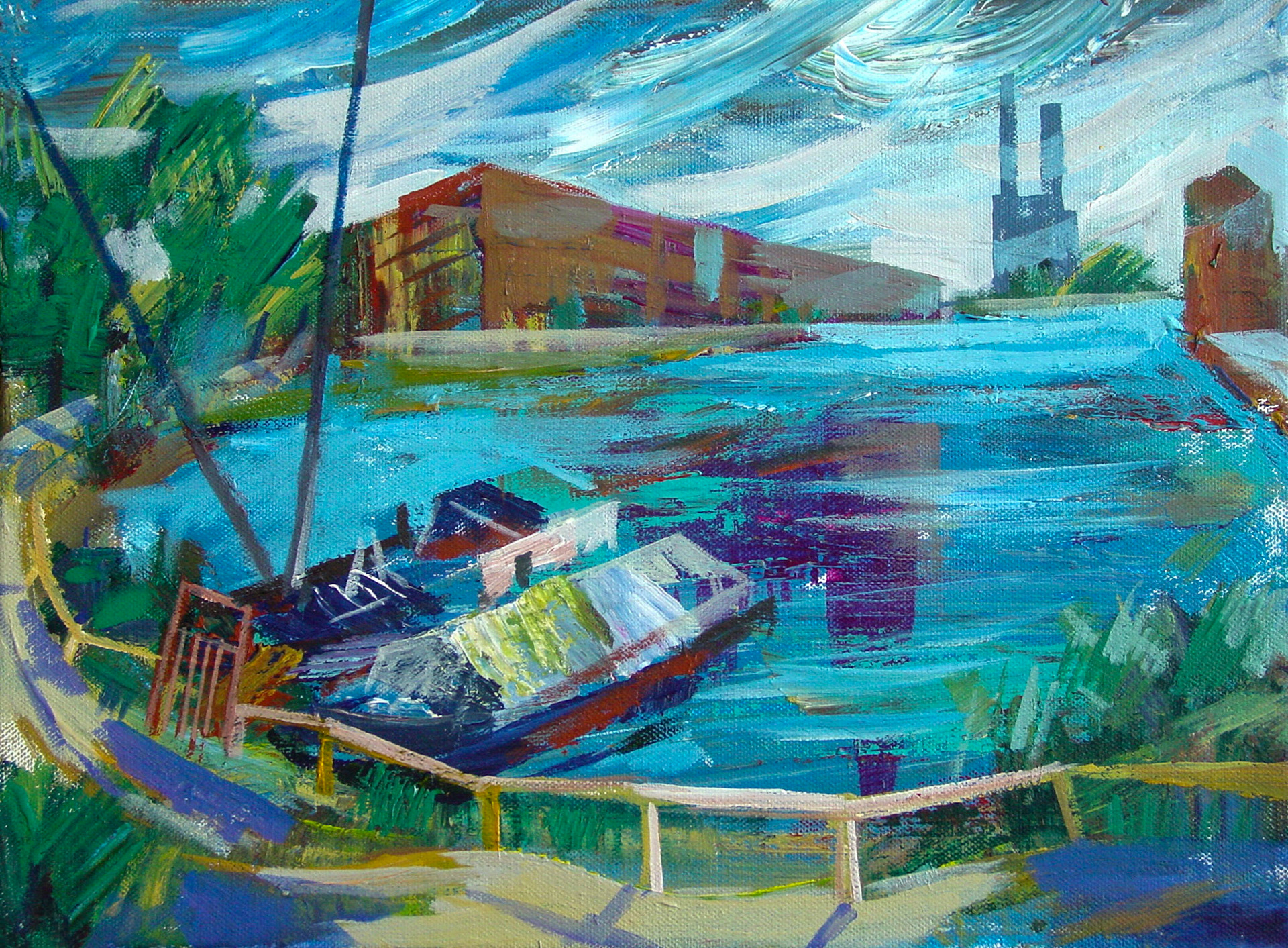 30x40 cm, Acryl auf Leinwand, 2008