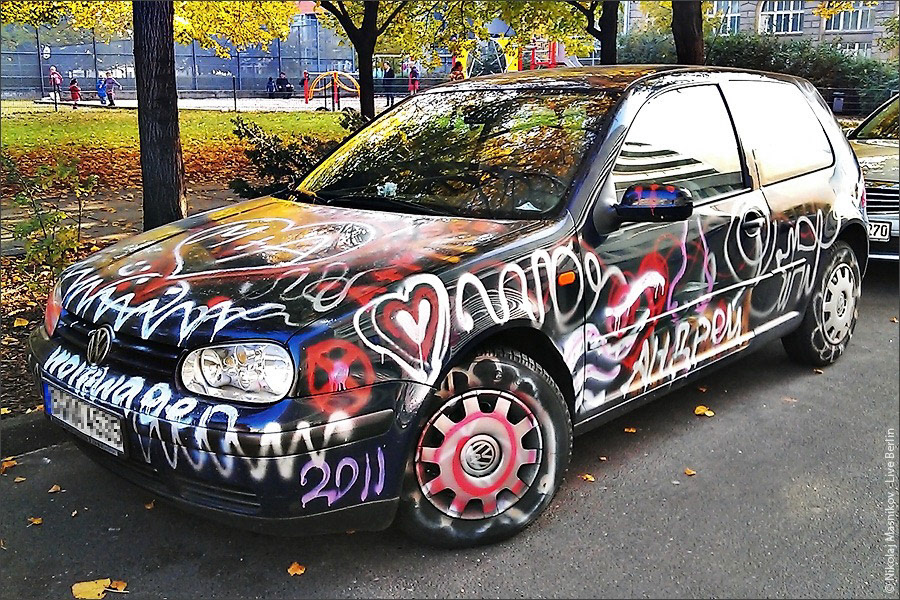 VW Golf 4, Sprühfarbe, 2011
