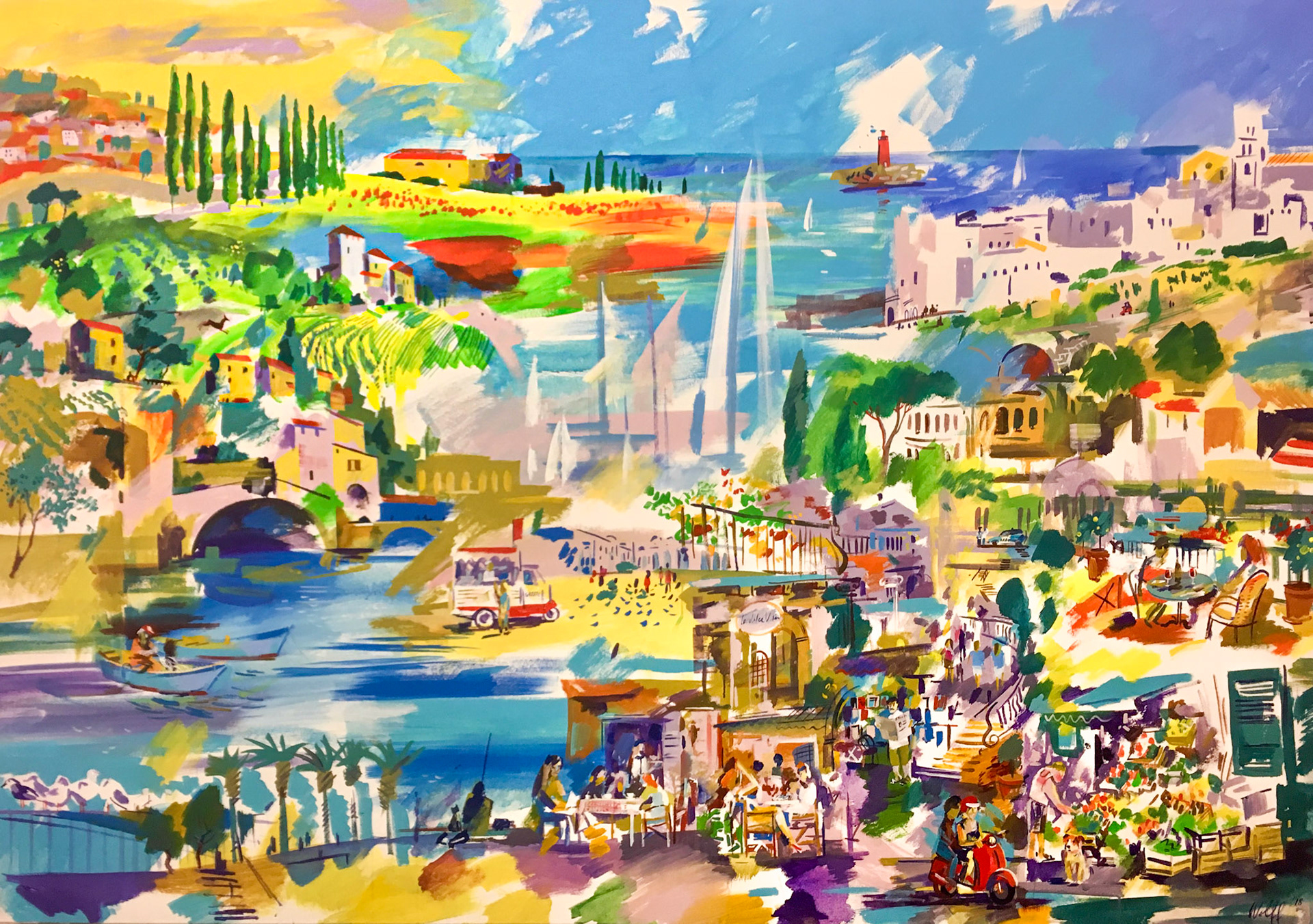 2018, Acryl auf Leinwand, 230 x 160 cm