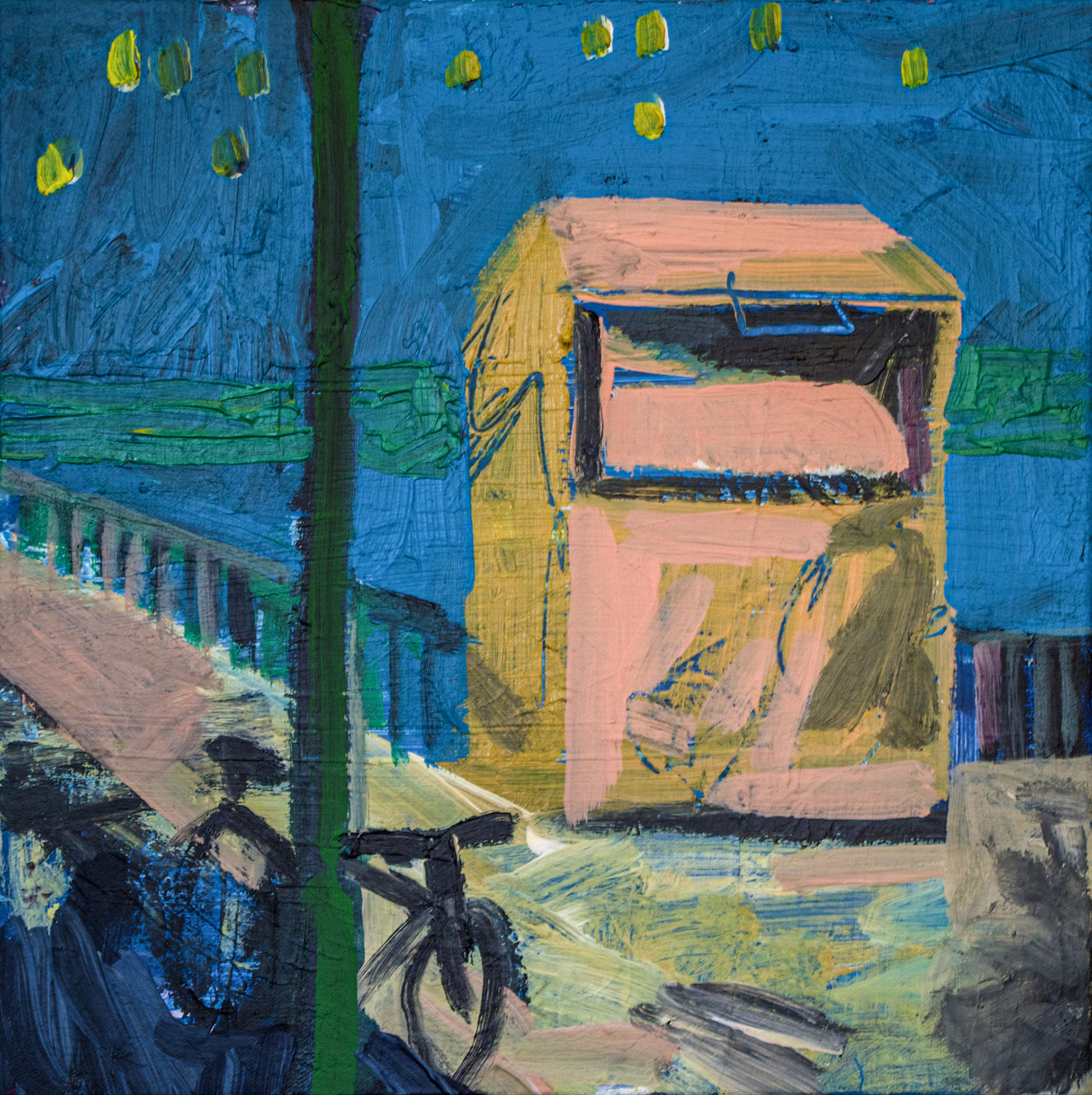 30 x 30 cm, Acryl auf Leinwand, 2014