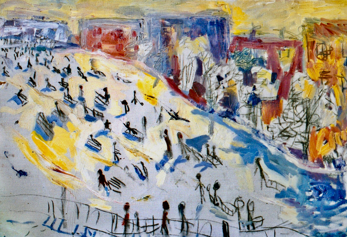80 x 100 cm, Öl auf Leinwand, 2000