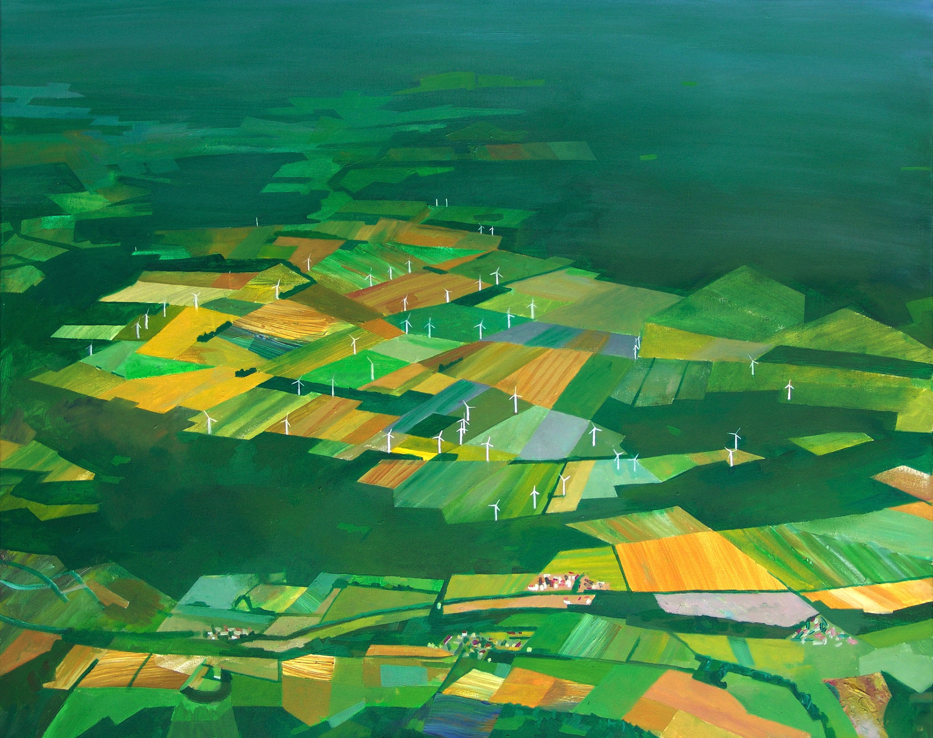 2008, Acryl auf Leinwand, 80 x 100 cm