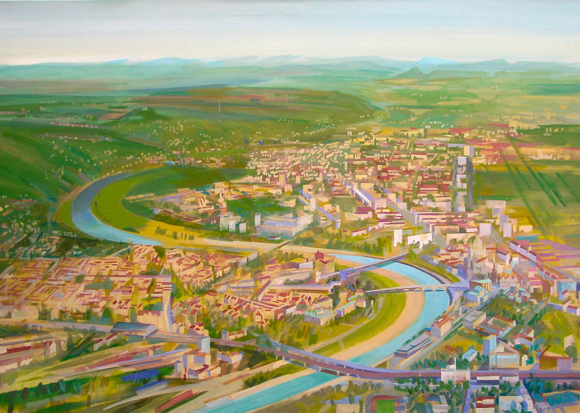 120x160 cm, Acryl auf Leinwand