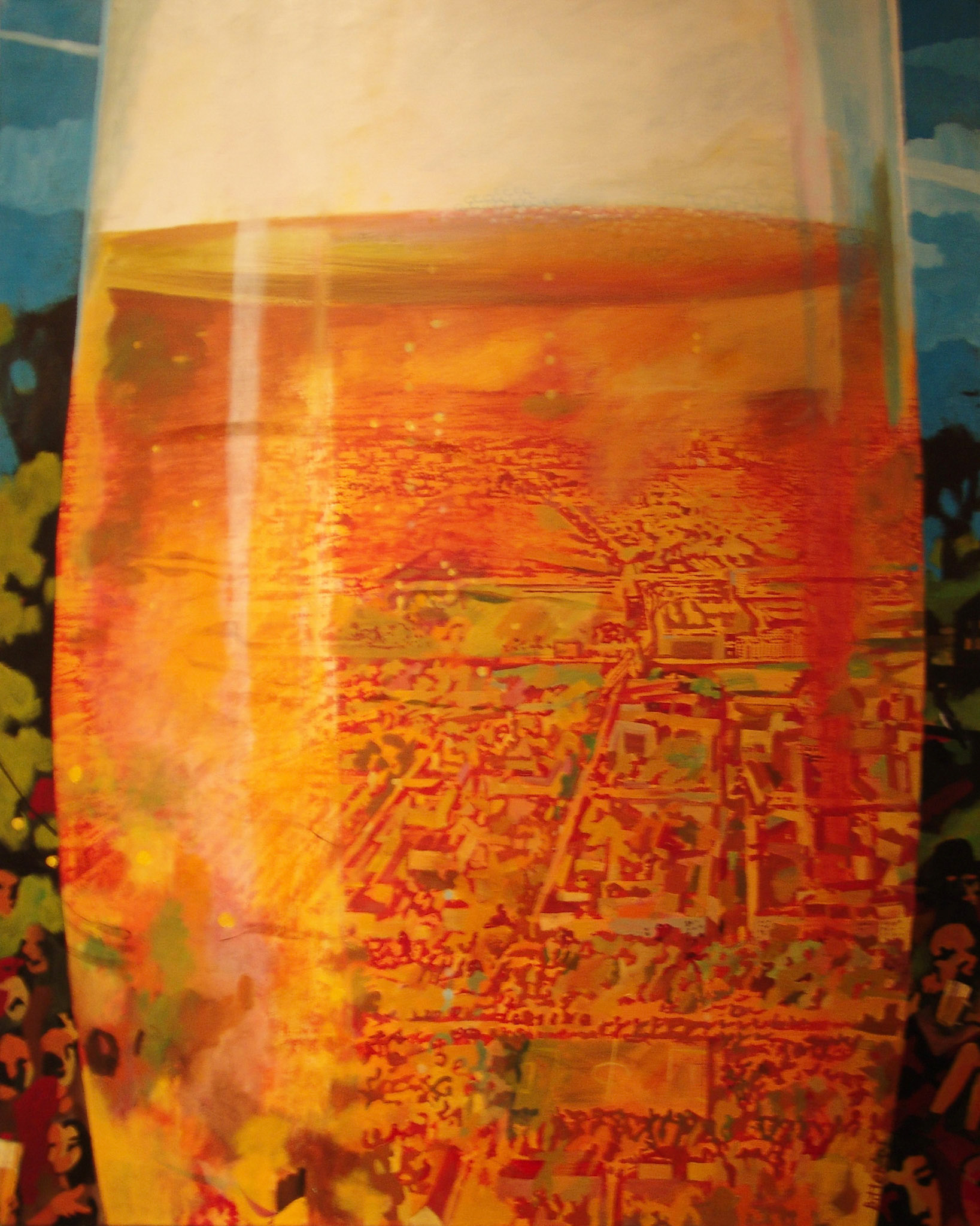 2009, Acryl auf Leinwand,100 x 80 cm