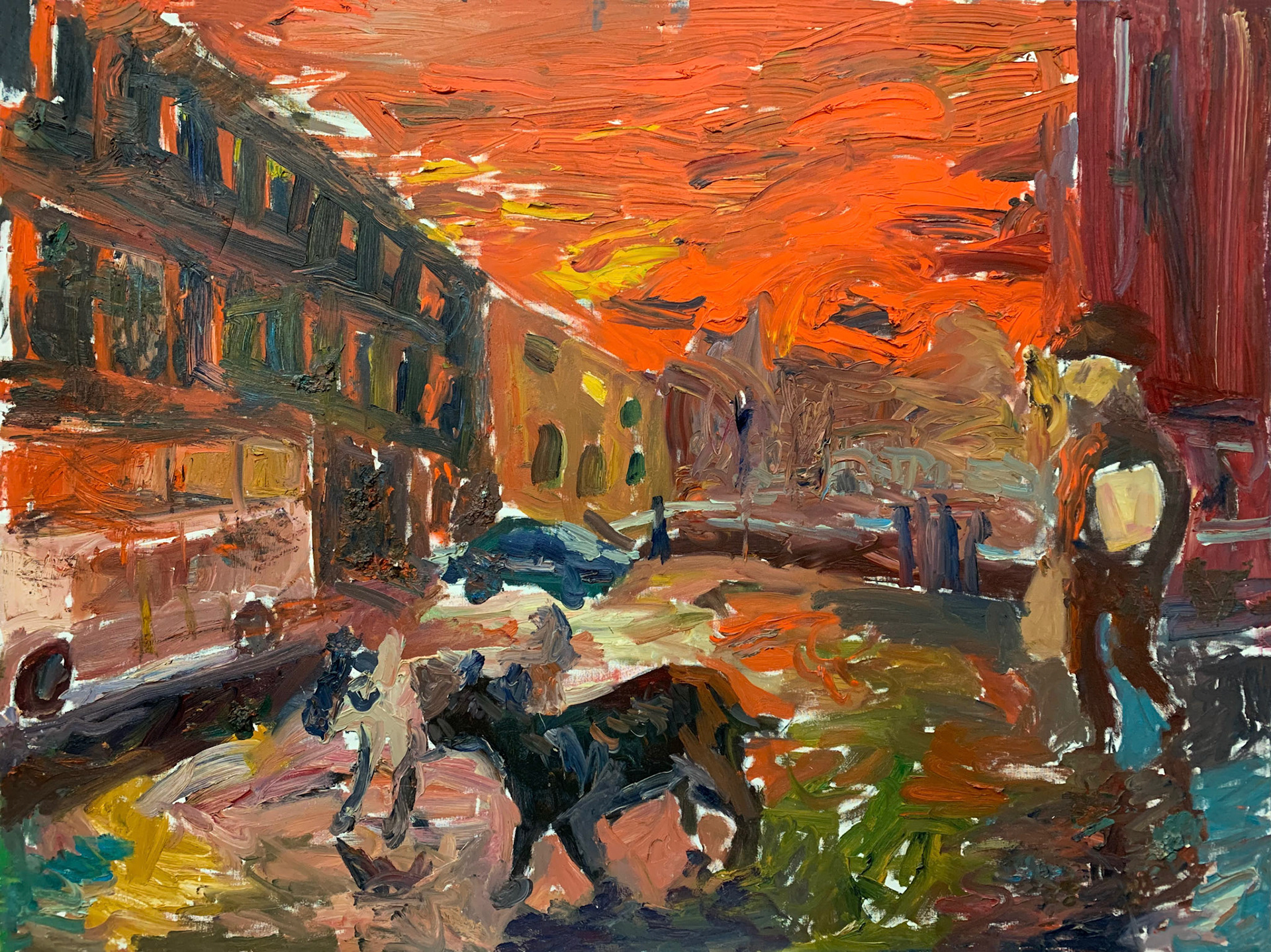 120x160 cm, Öl auf Leinwand, 2002