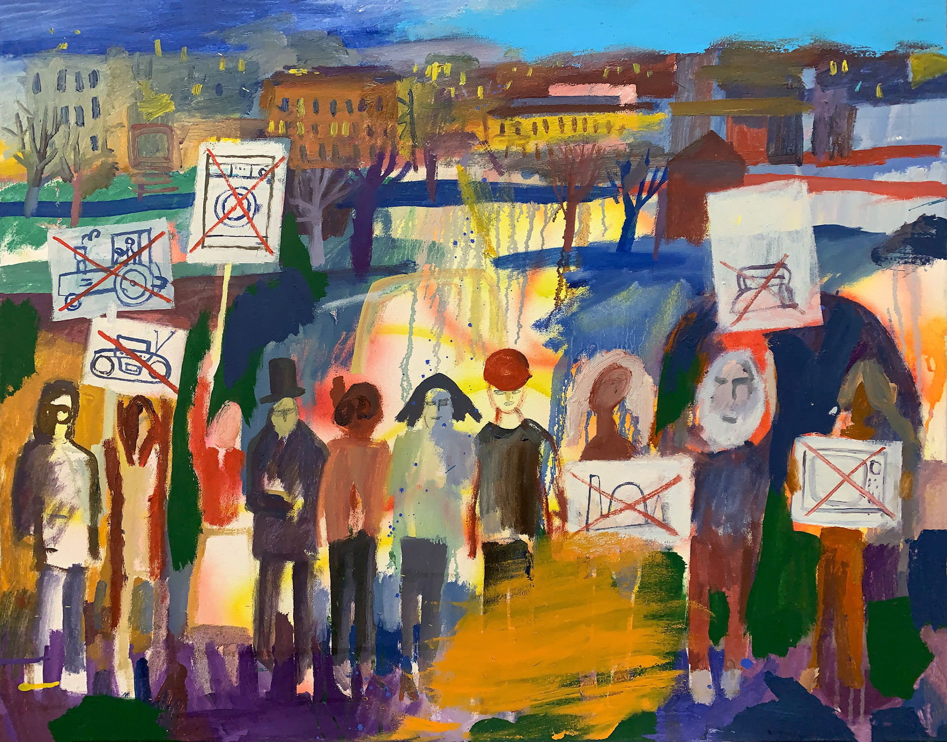 80x100 cm, Öl auf Leinwand, 2015