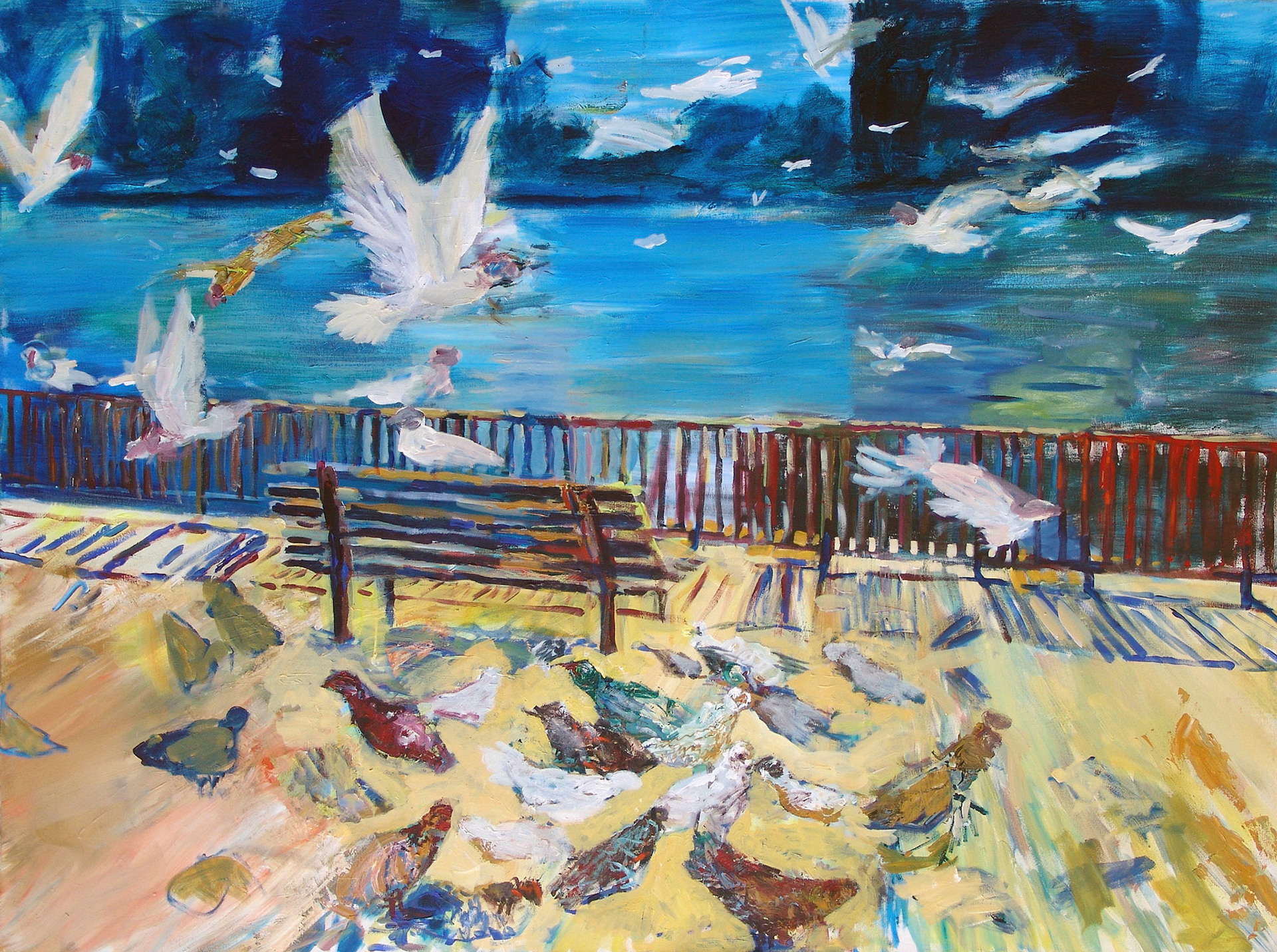 2004, 150 x 200 cm, Acryl auf Leinwand