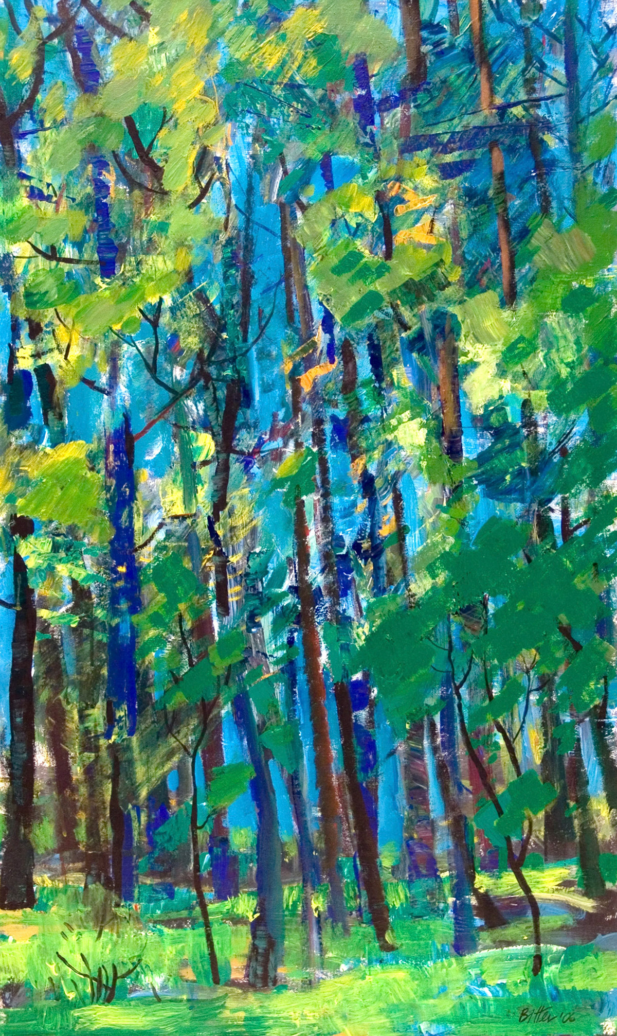 2007, Acryl auf Leinwand, 100 x 70 cm