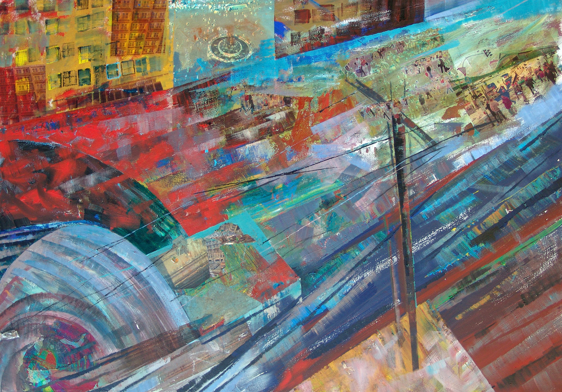 2004, 100 x 140 cm, Acryl auf Leinwand