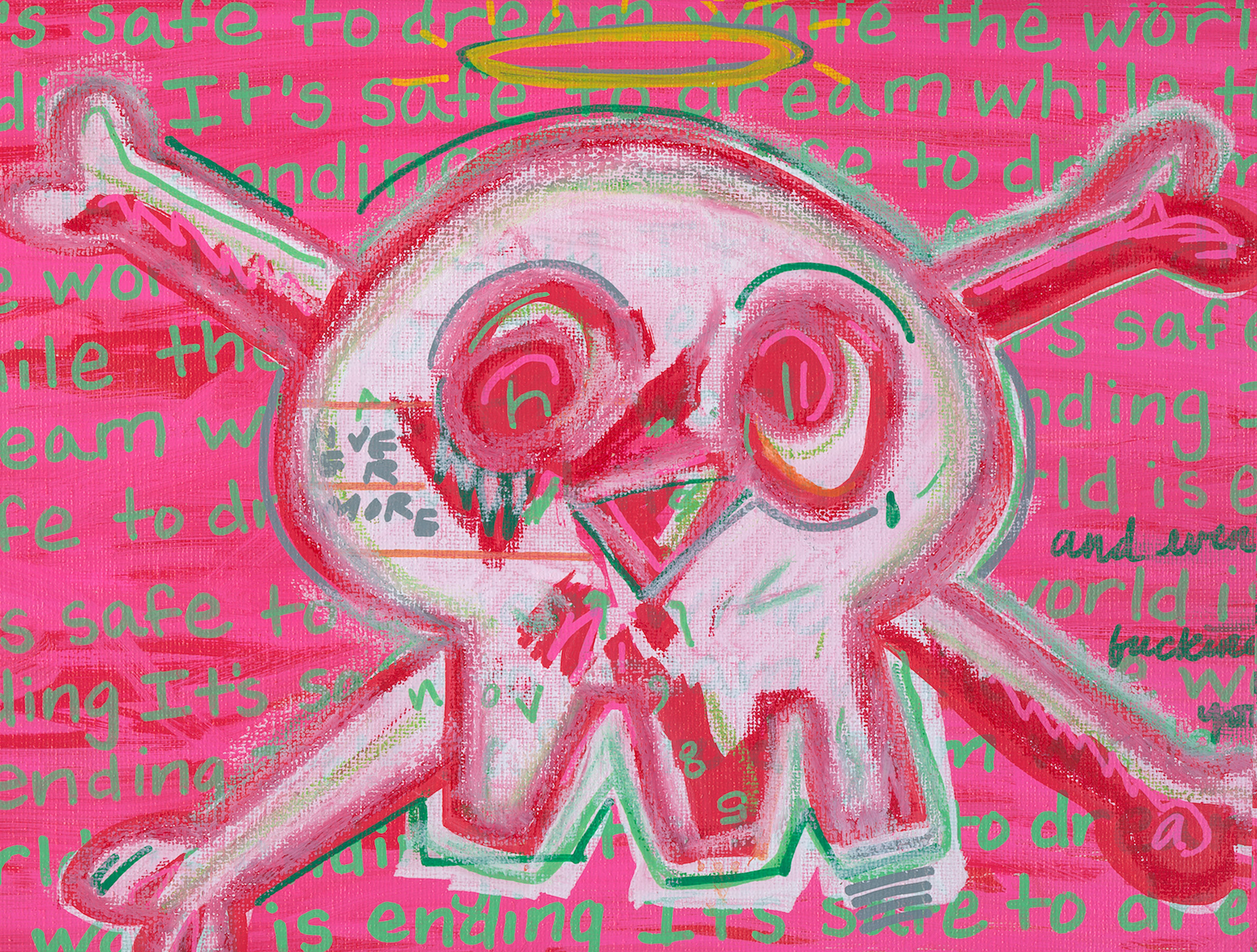 'Is it safe?', 12" x 16" Canvas