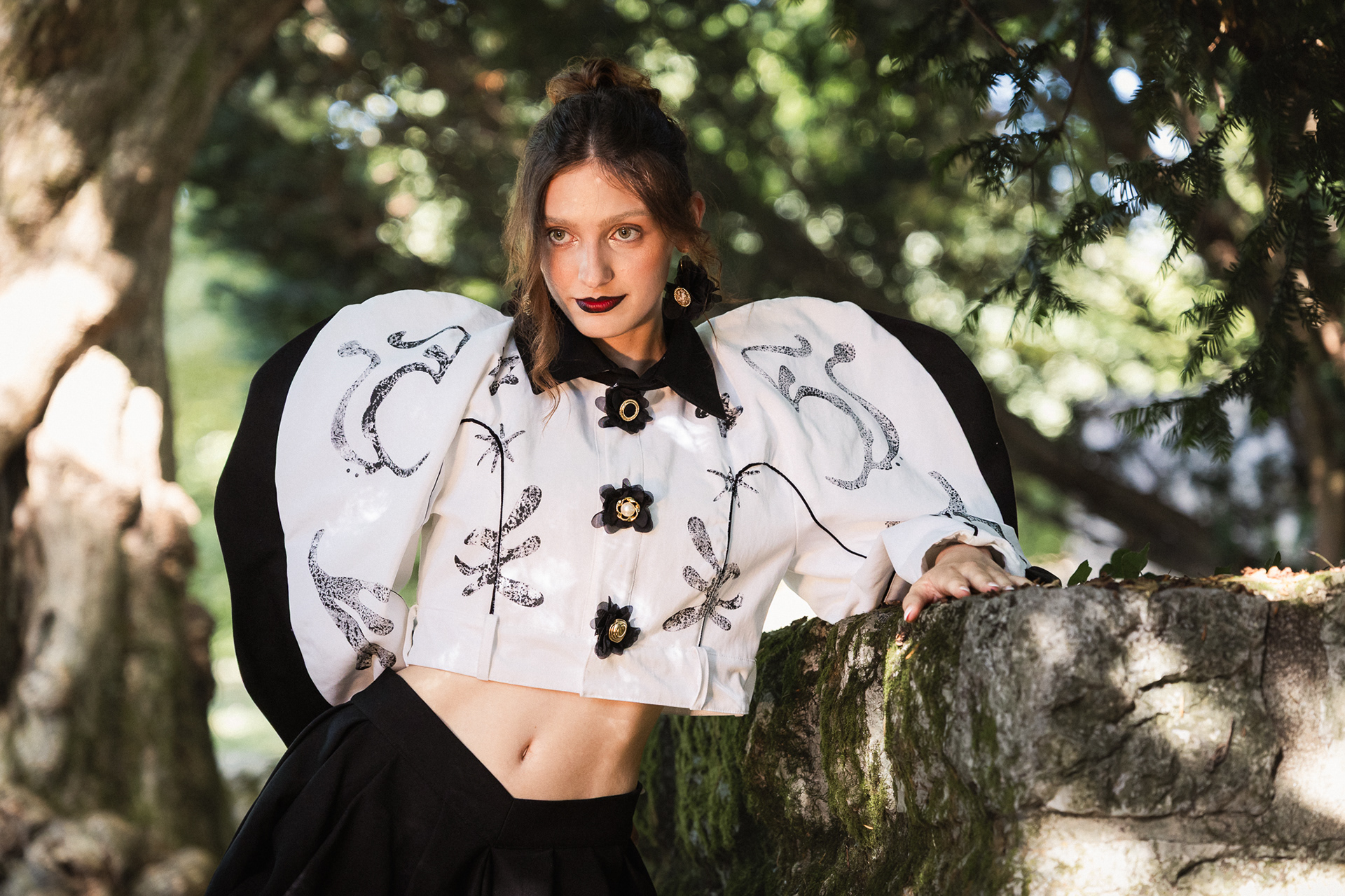 Dizajnerka, stilistka, vizažistka: Ema Novak, Model: Iva Šiško