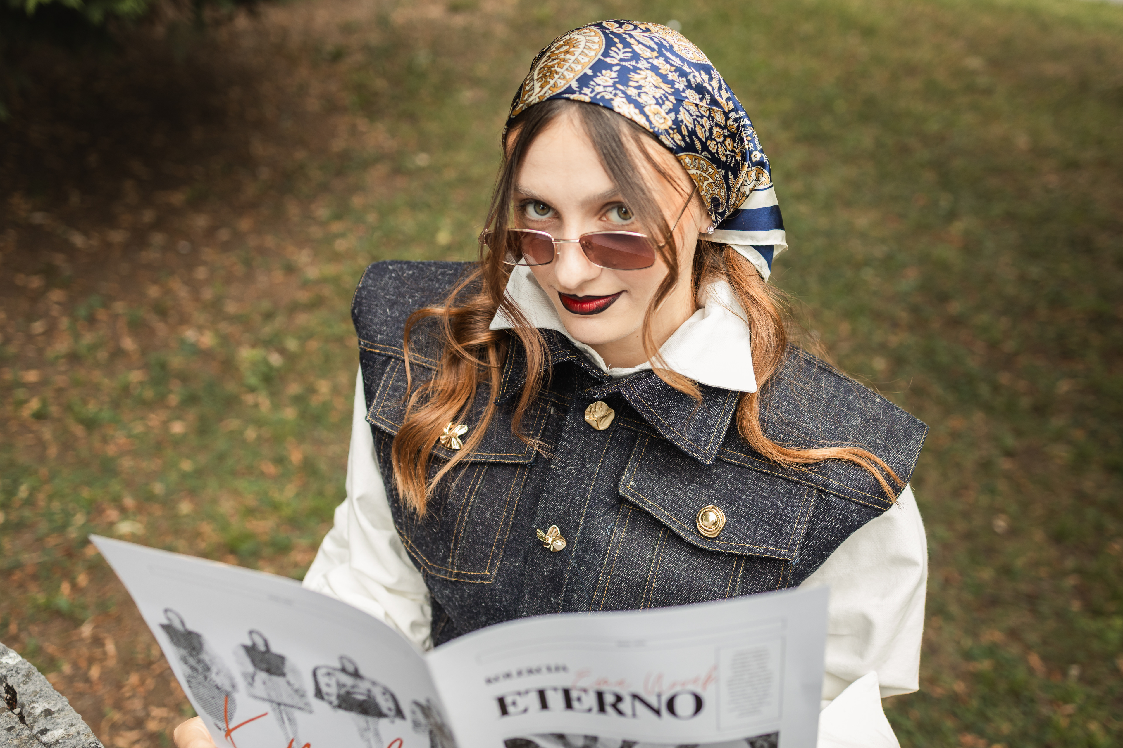 Dizajnerka, stilistka, vizažistka: Ema Novak, Model: Iva Šiško