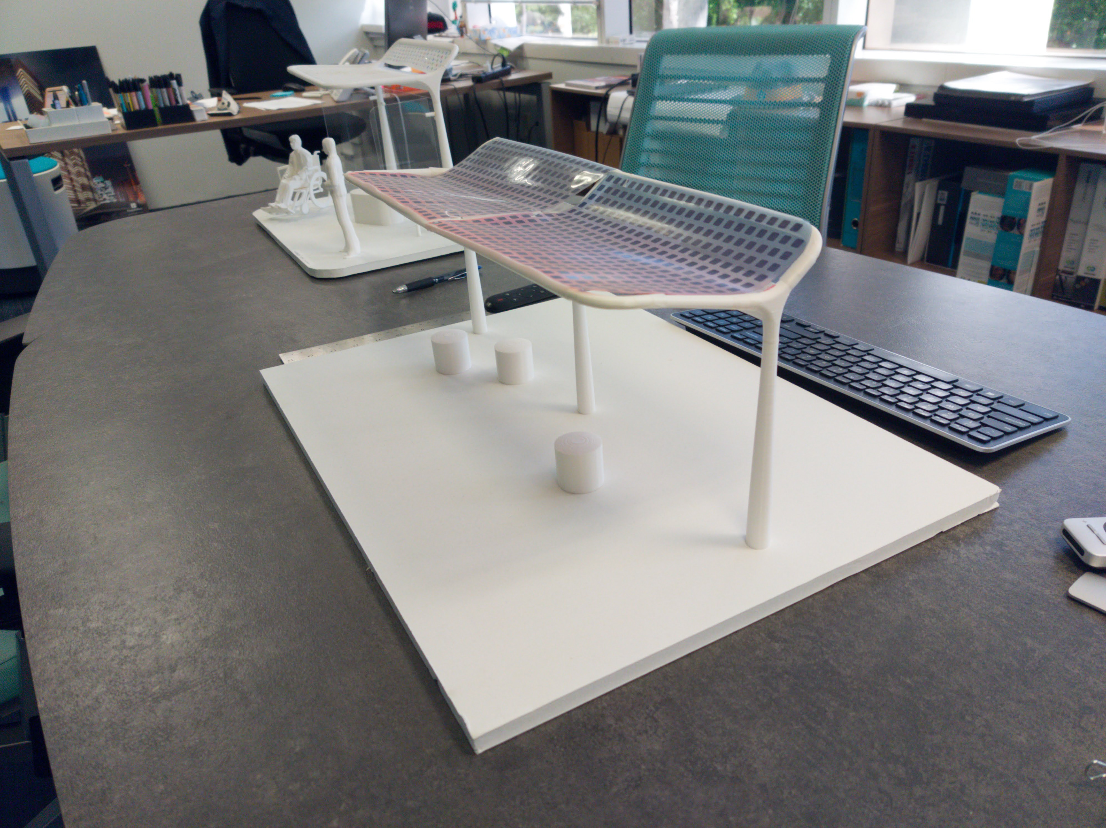 scale model presented to deign board