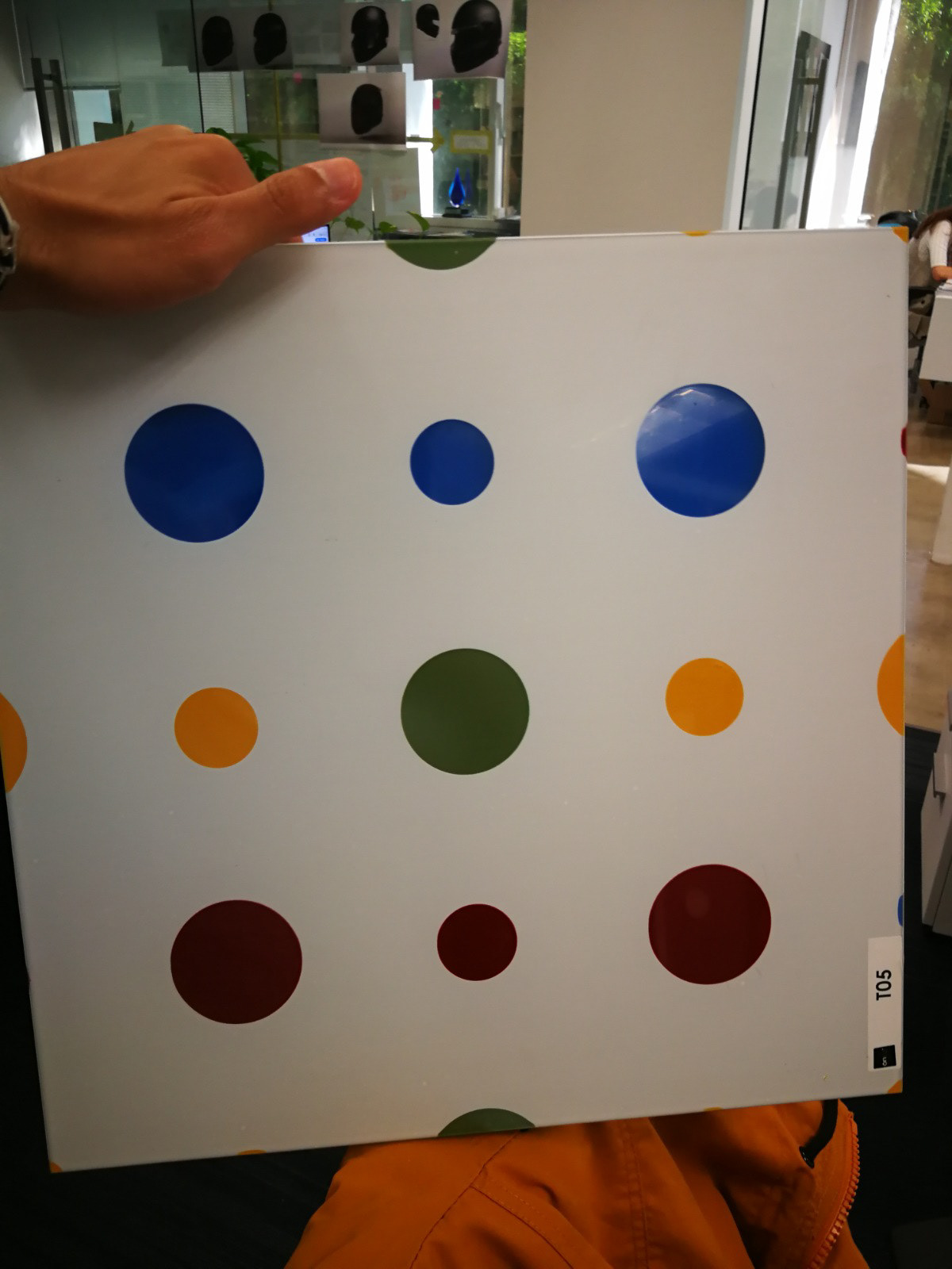 photovoltaic glass sample
