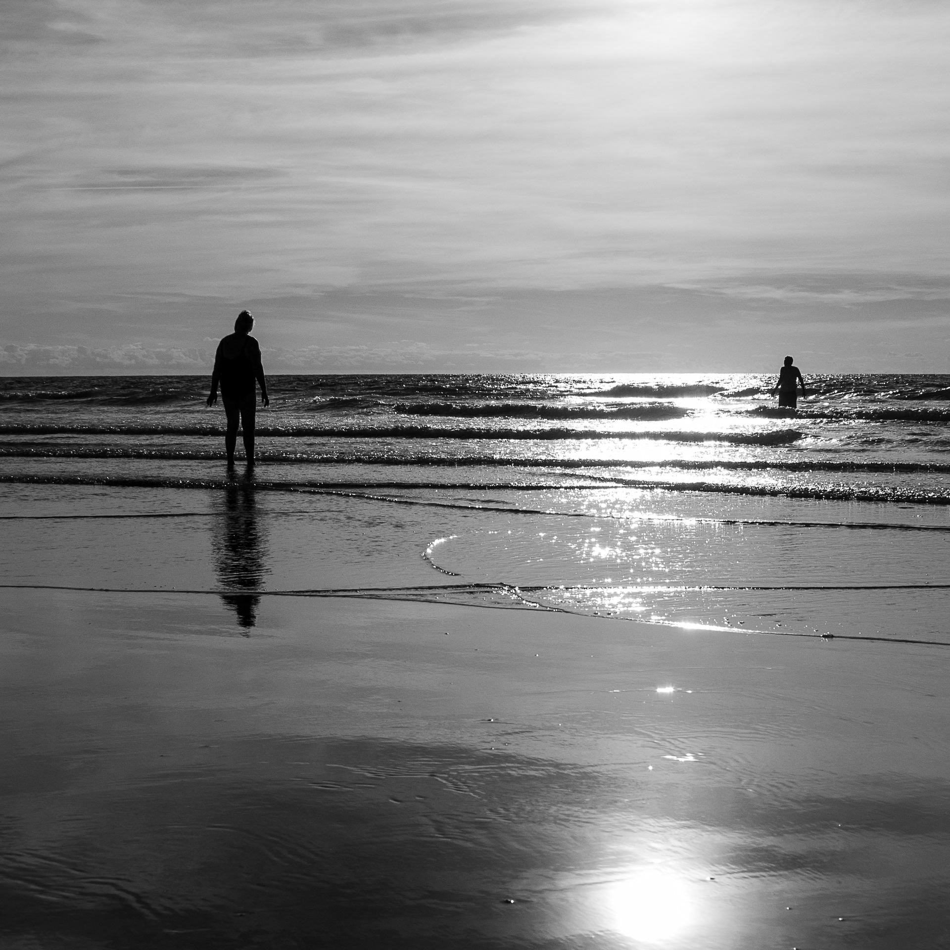 Image n° Marine B&W / Silhouettes Oléron 02