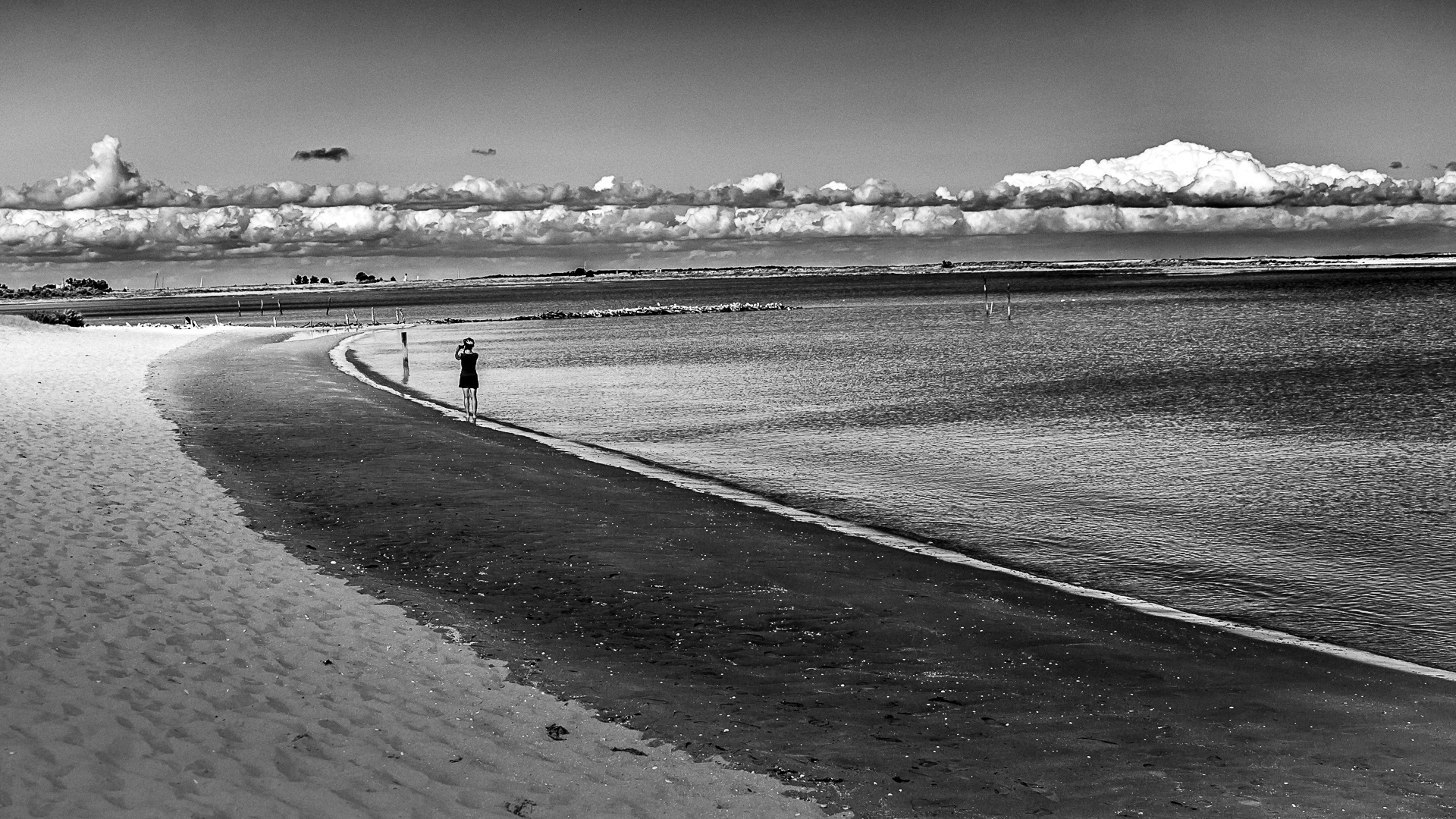 Image n° Marine B&W / Silhouettes Oléron 01