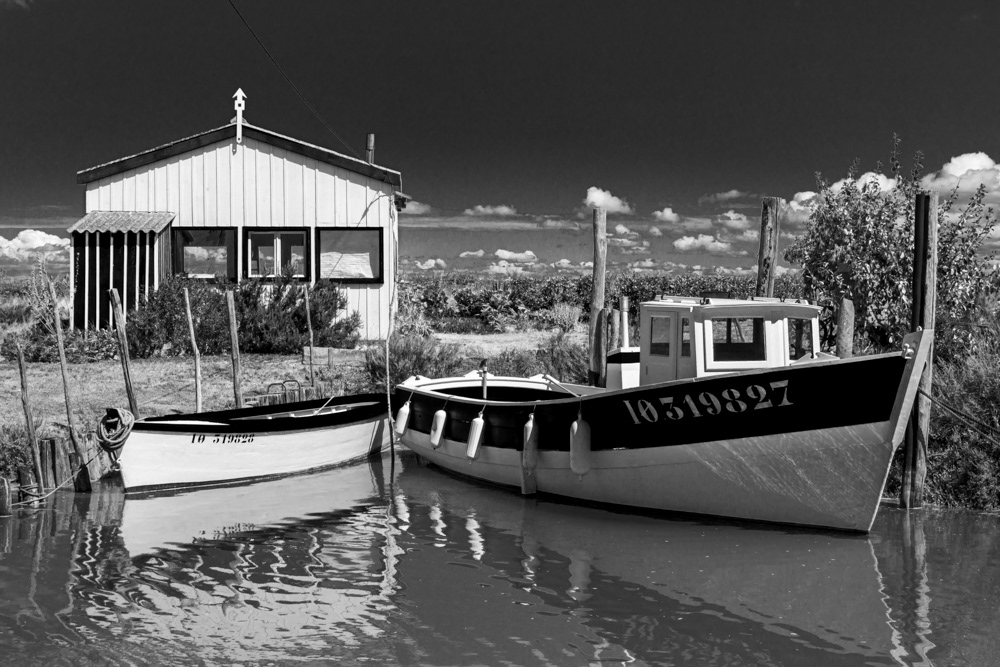 Image n° Marine B&W / Ports Oléron 03