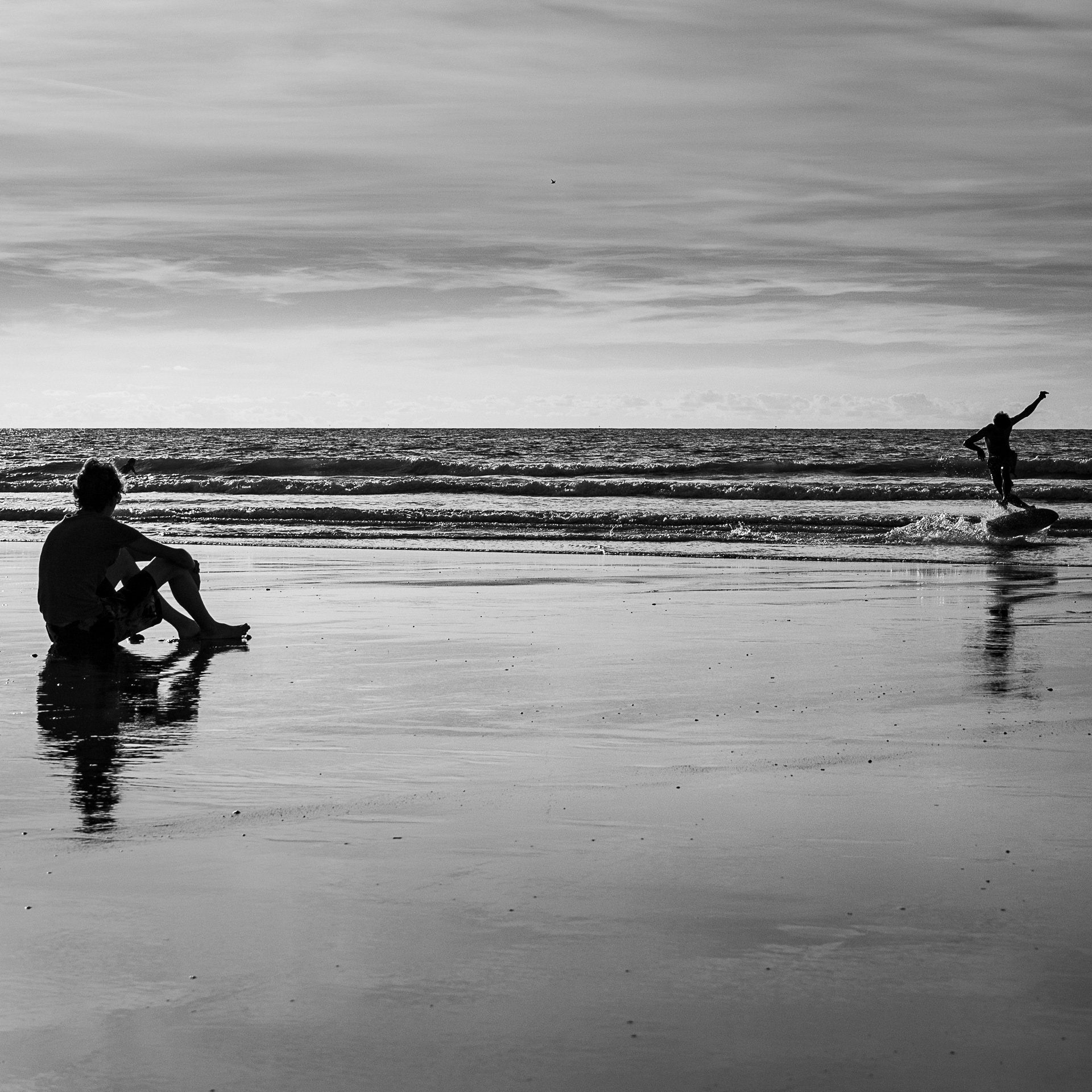 Image n° Marine B&W / Silhouettes Oléron 07