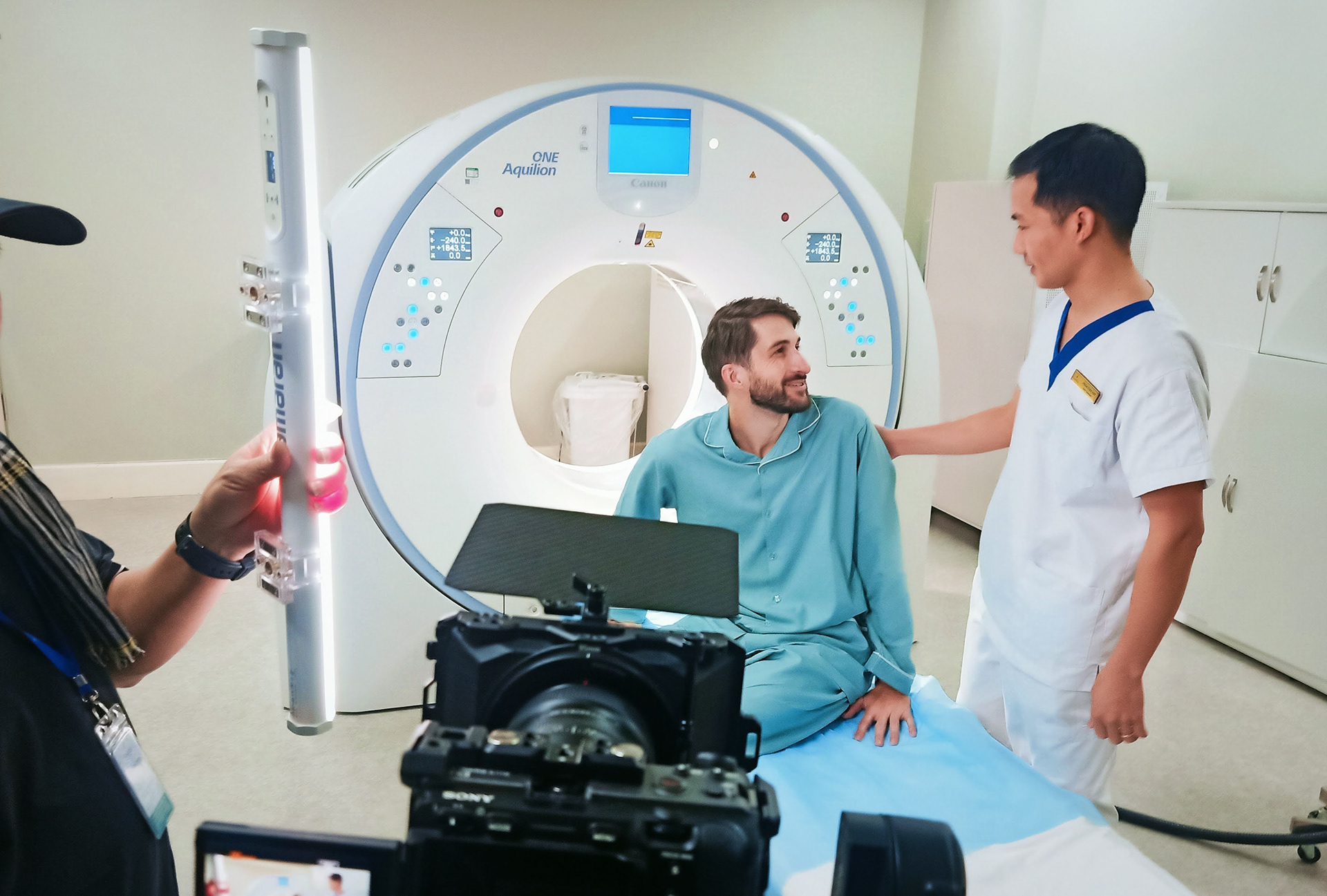 I acted in a commercial for a hospital in Vietnam!