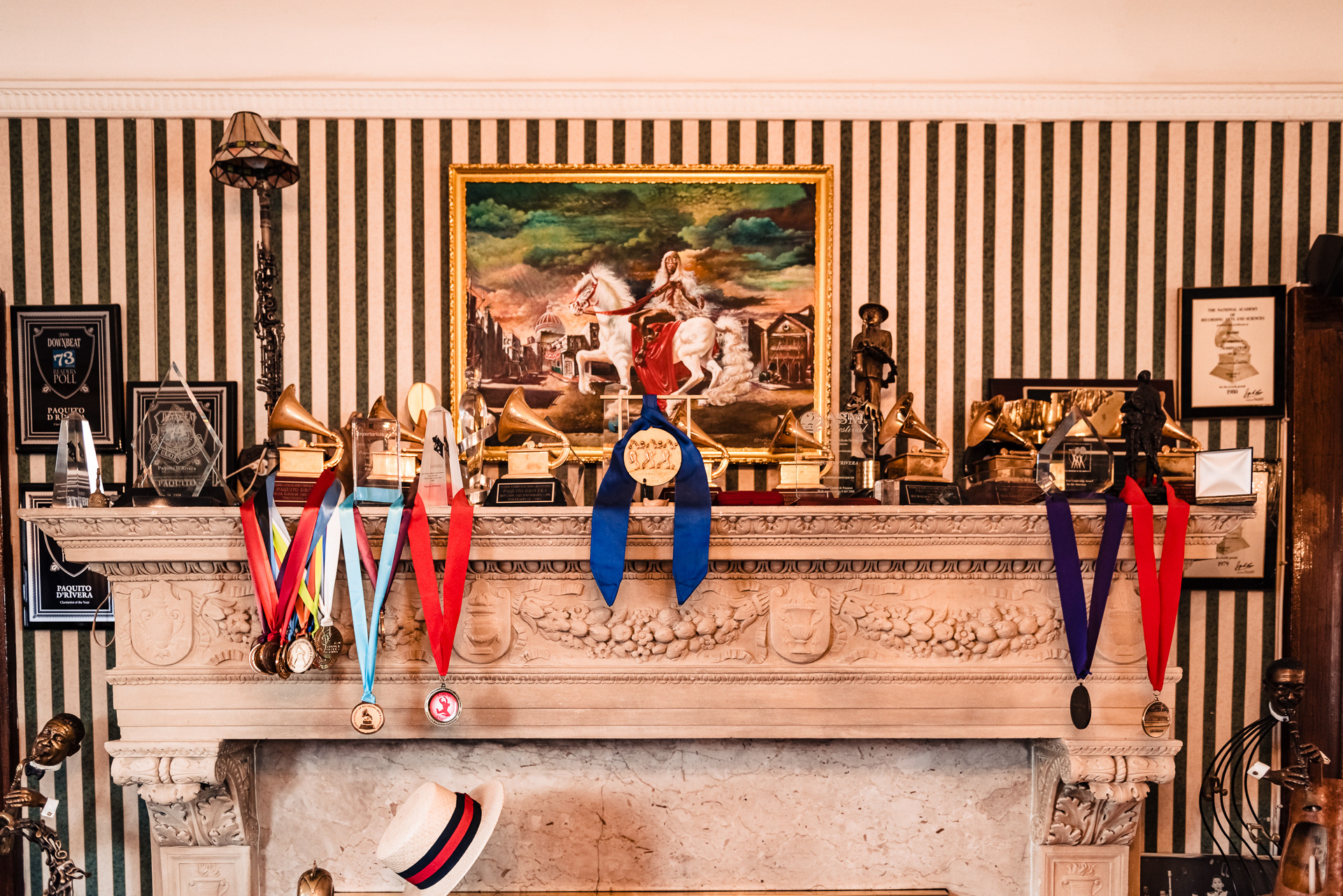 Paquito D'Rivera Award Shelf
