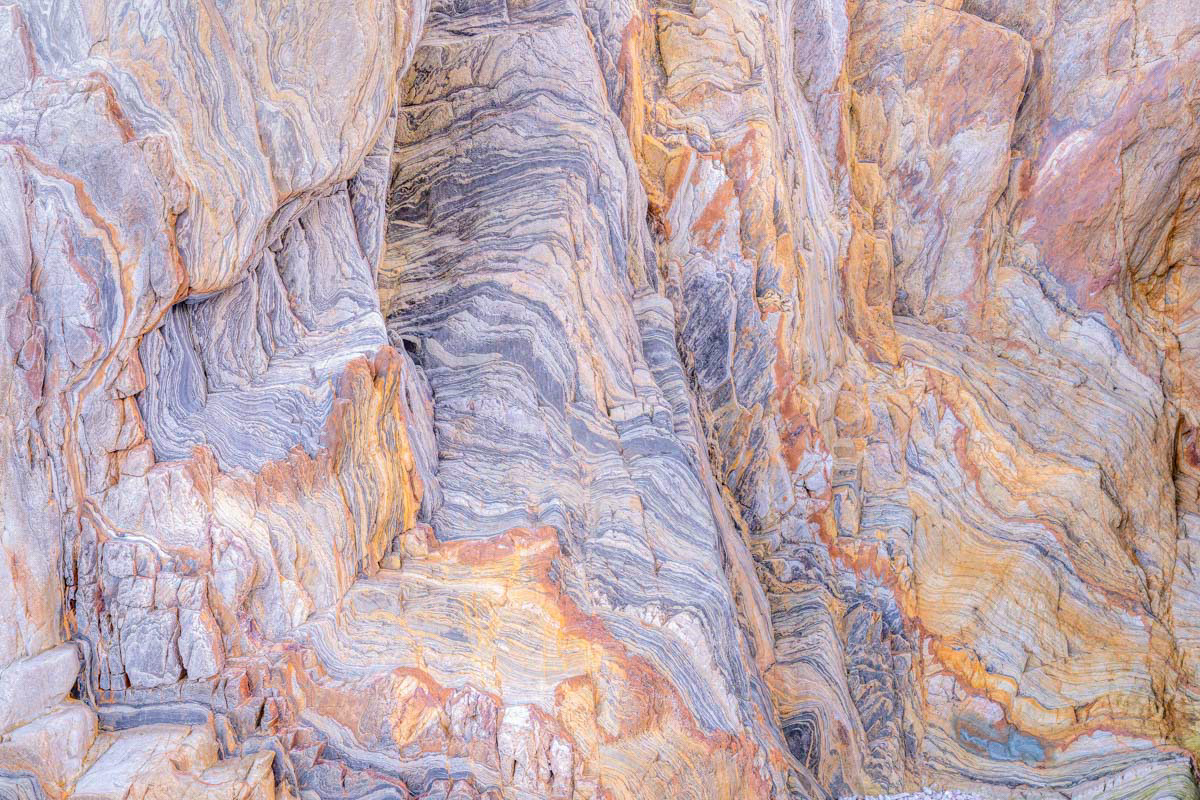 colorful flysch rocks