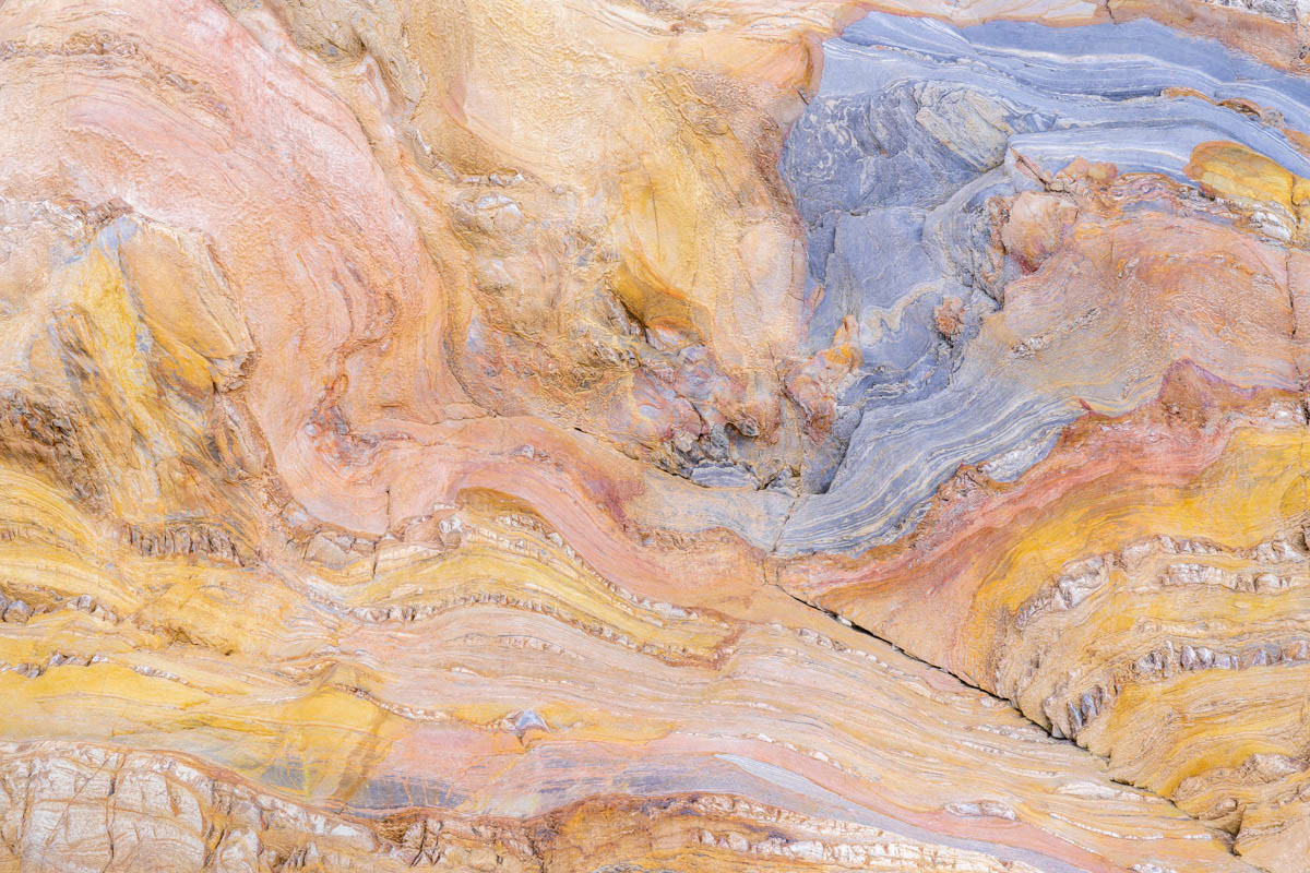 colorful flysch rocks