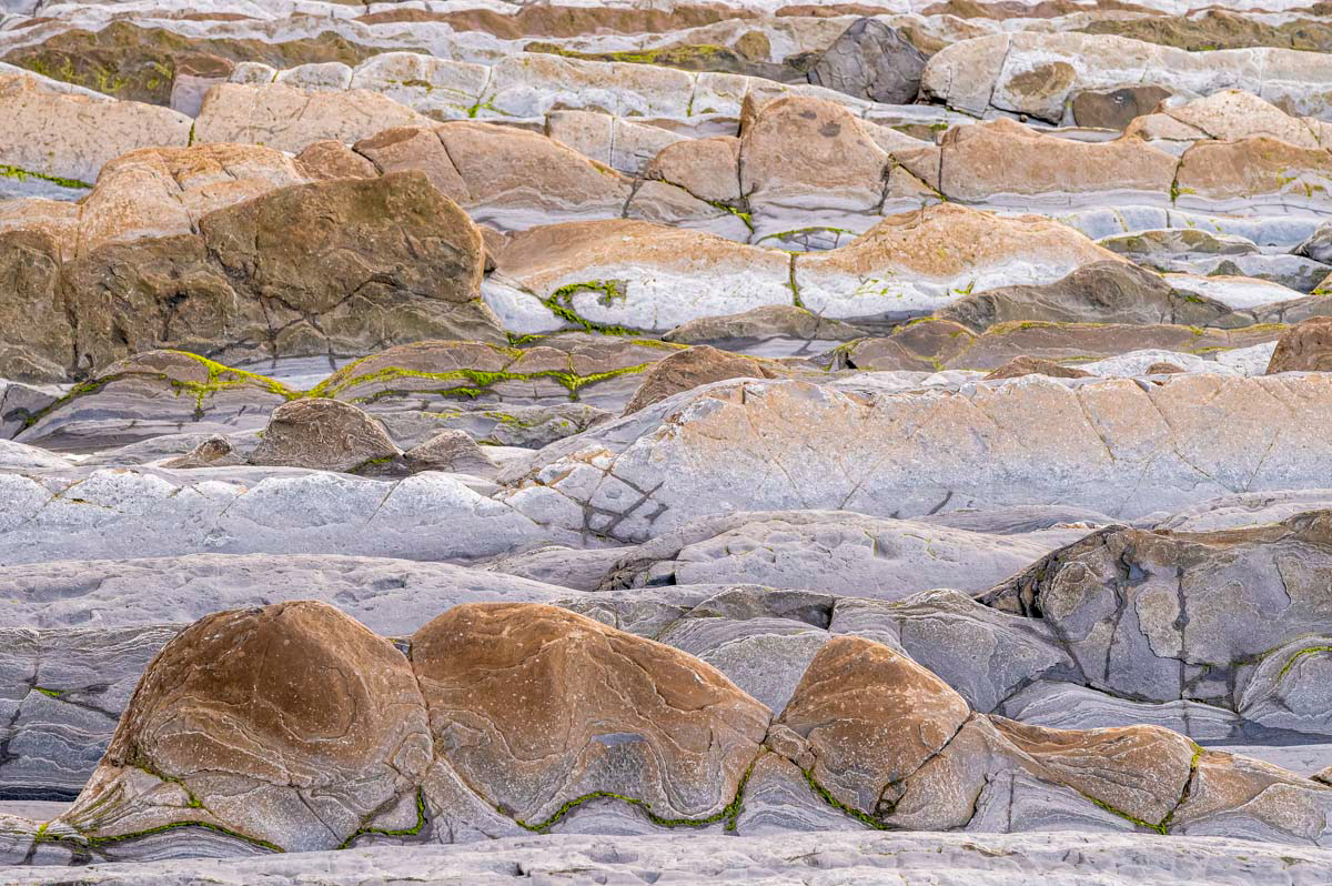endless layers of flysch leading to the sea