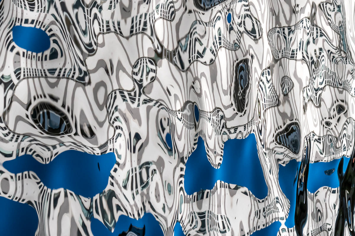 fist bump (city reflections)